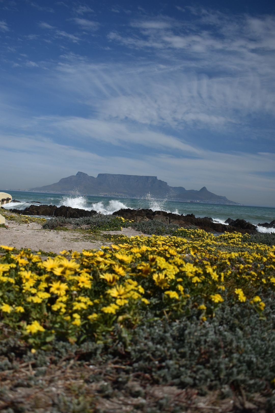 Celebration of perfect weather in a stormy Cape Town.