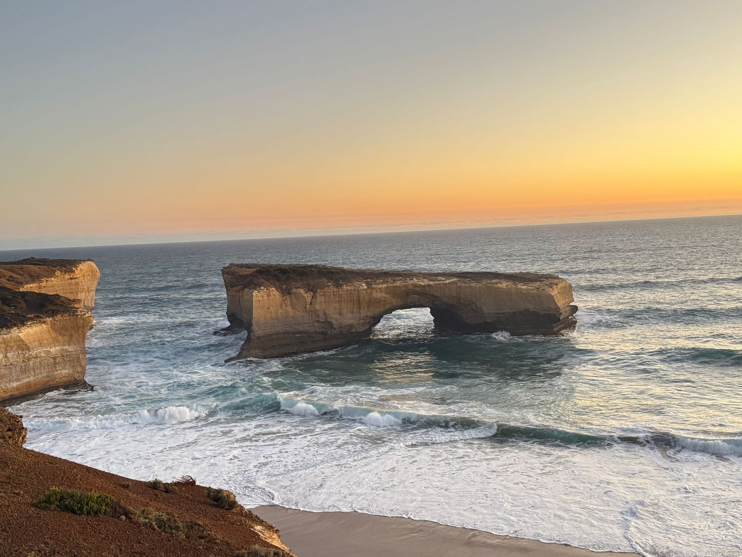 The Great Ocean Road in Australia.