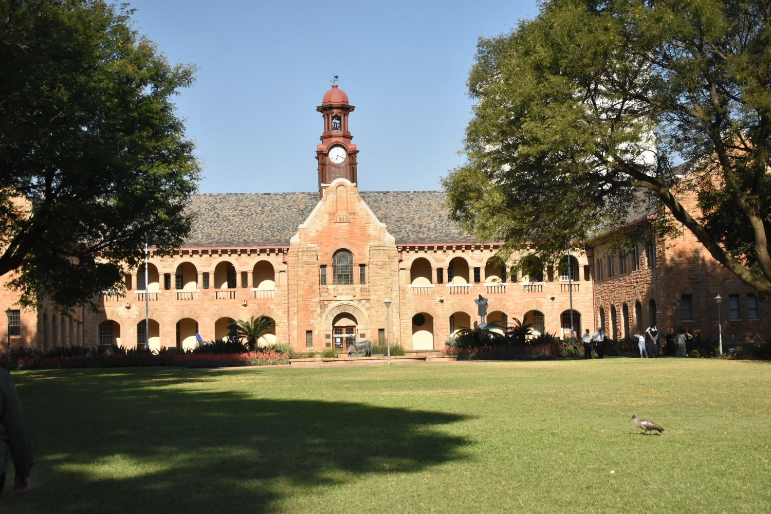 Capturing the quite before the celebrations of graduation day in South Africa.