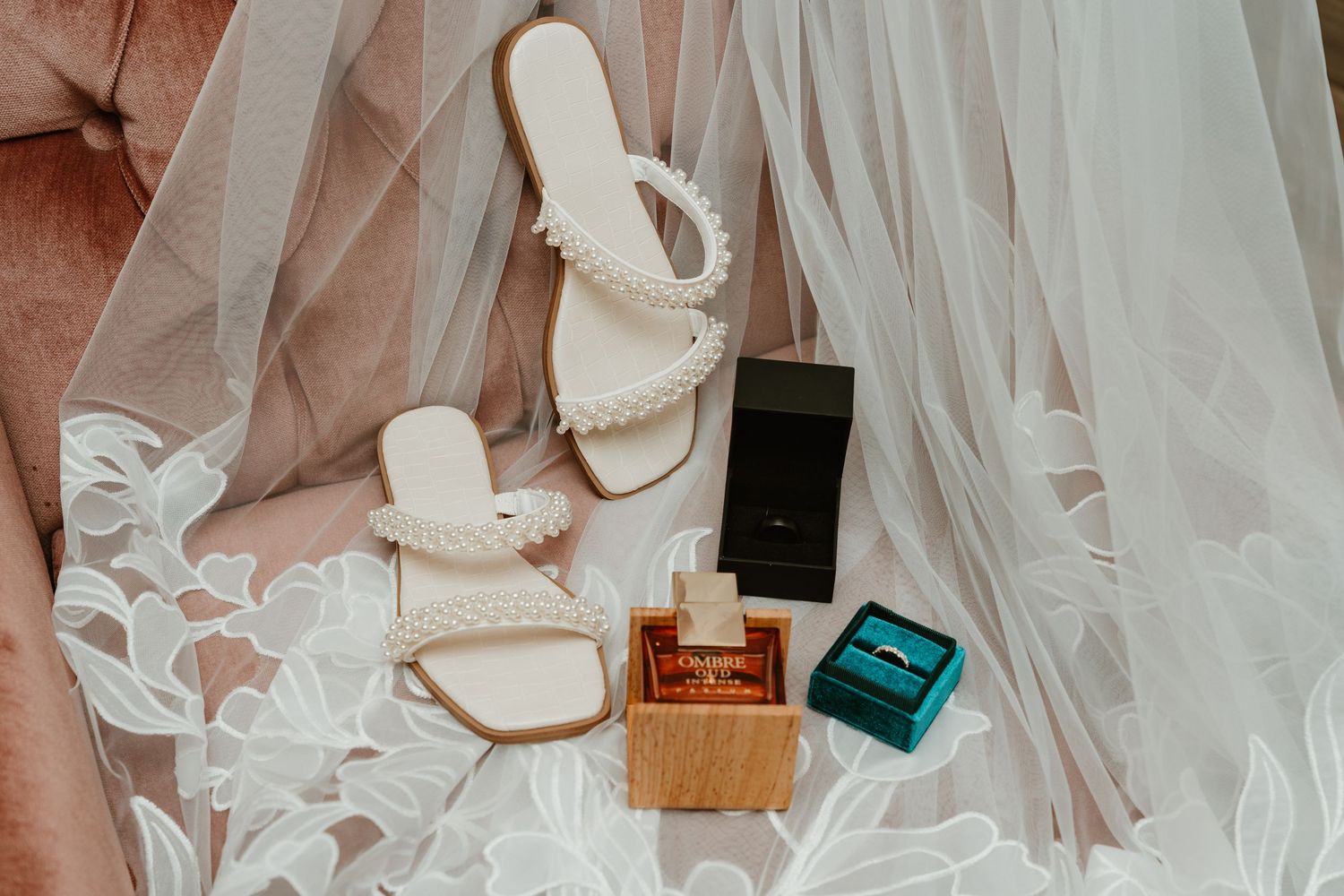 wedding flat lay details