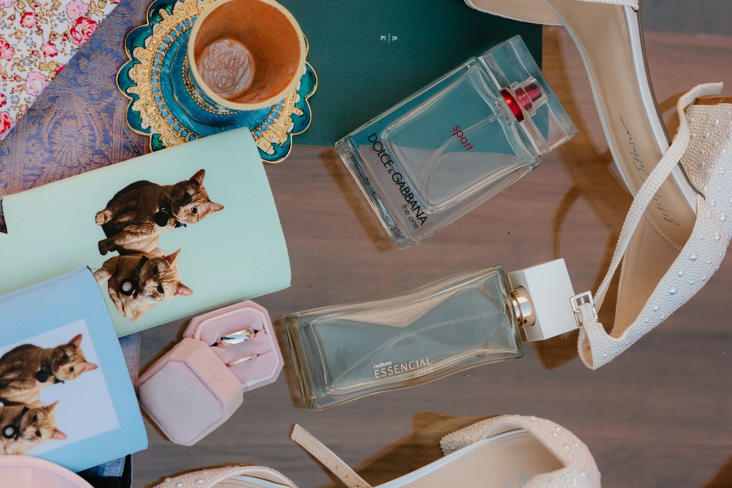 Wedding flat lay details