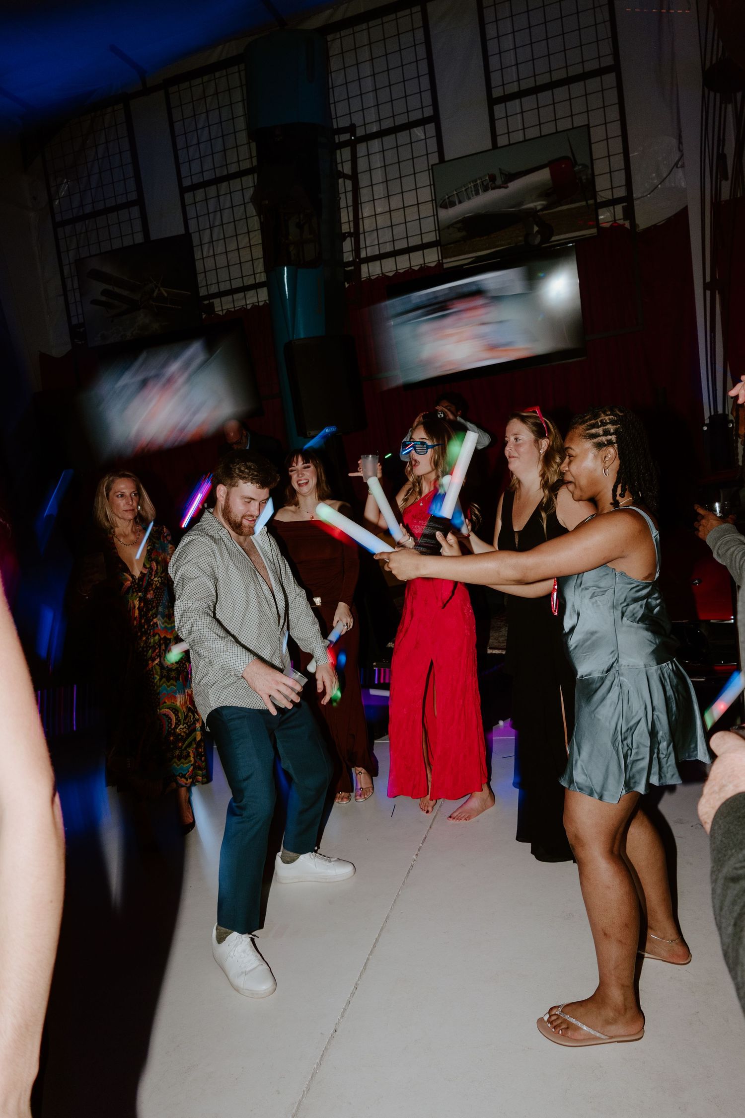 people dancing on the dance floor