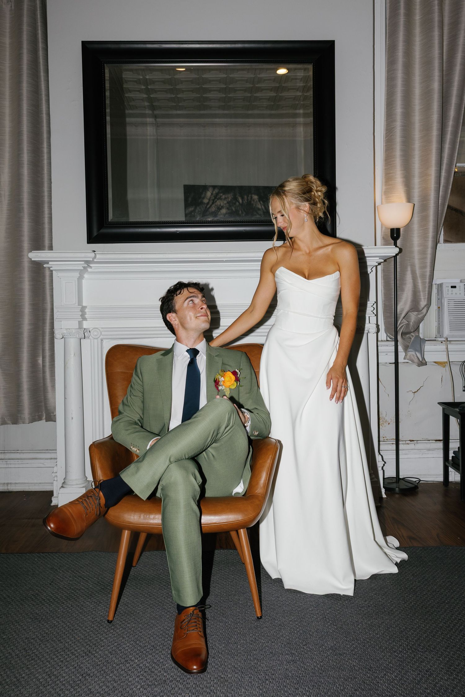 editorial bride and groom
