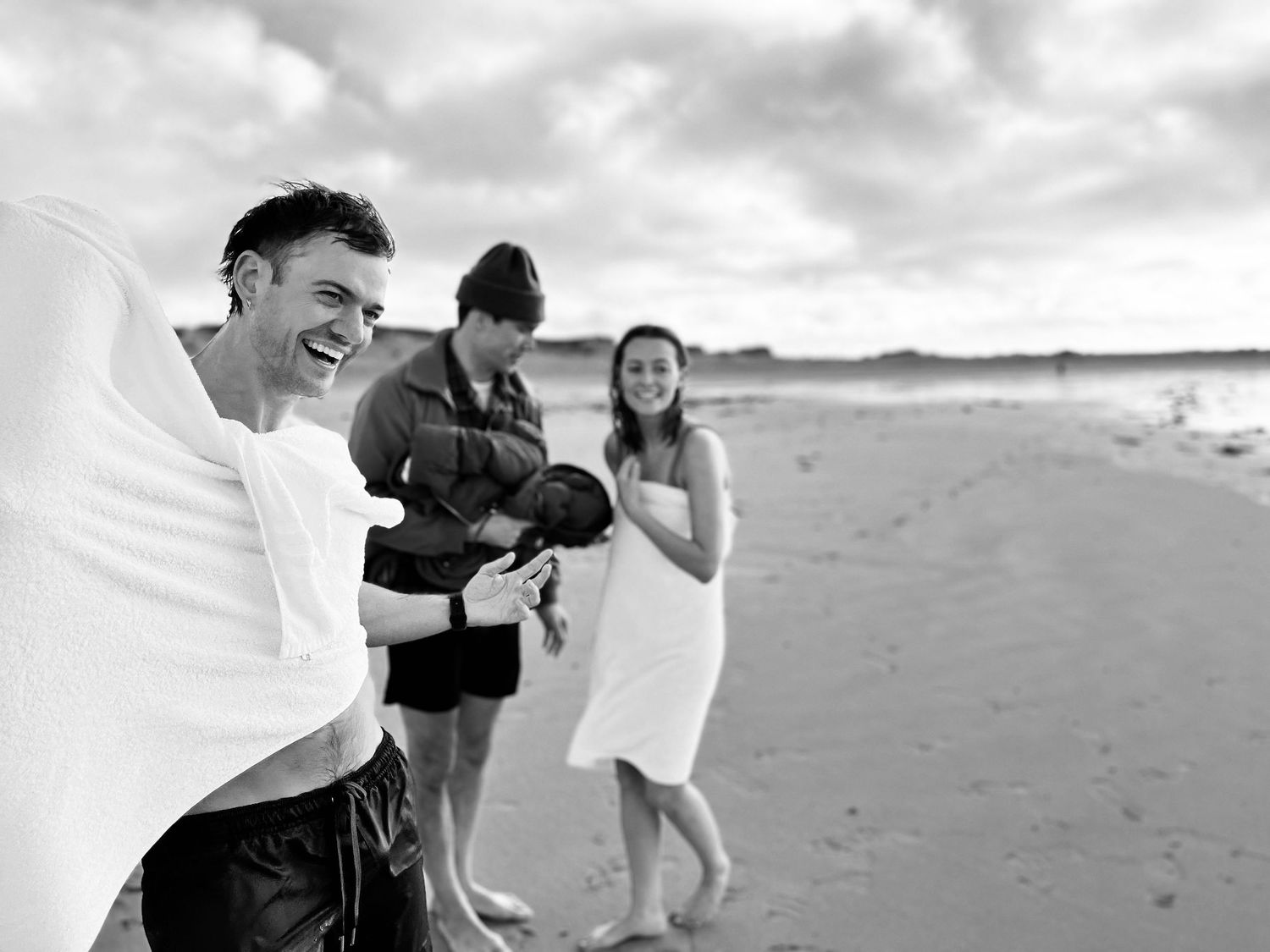 Candid shots of guests celebrating at a private event, professional visuals for social media