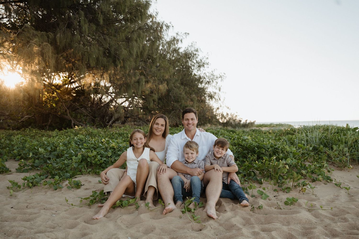 beach family