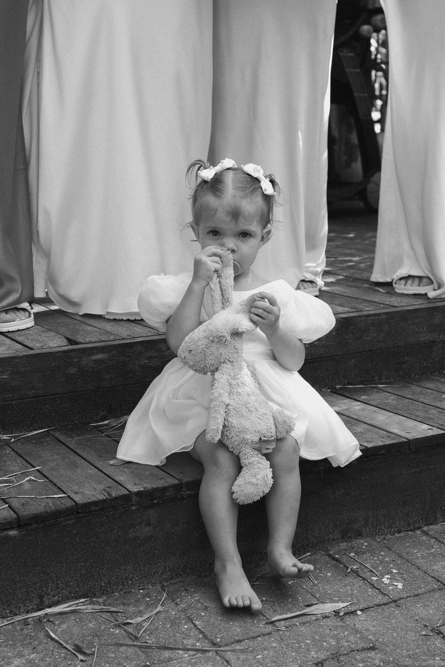 Little girl at wedding