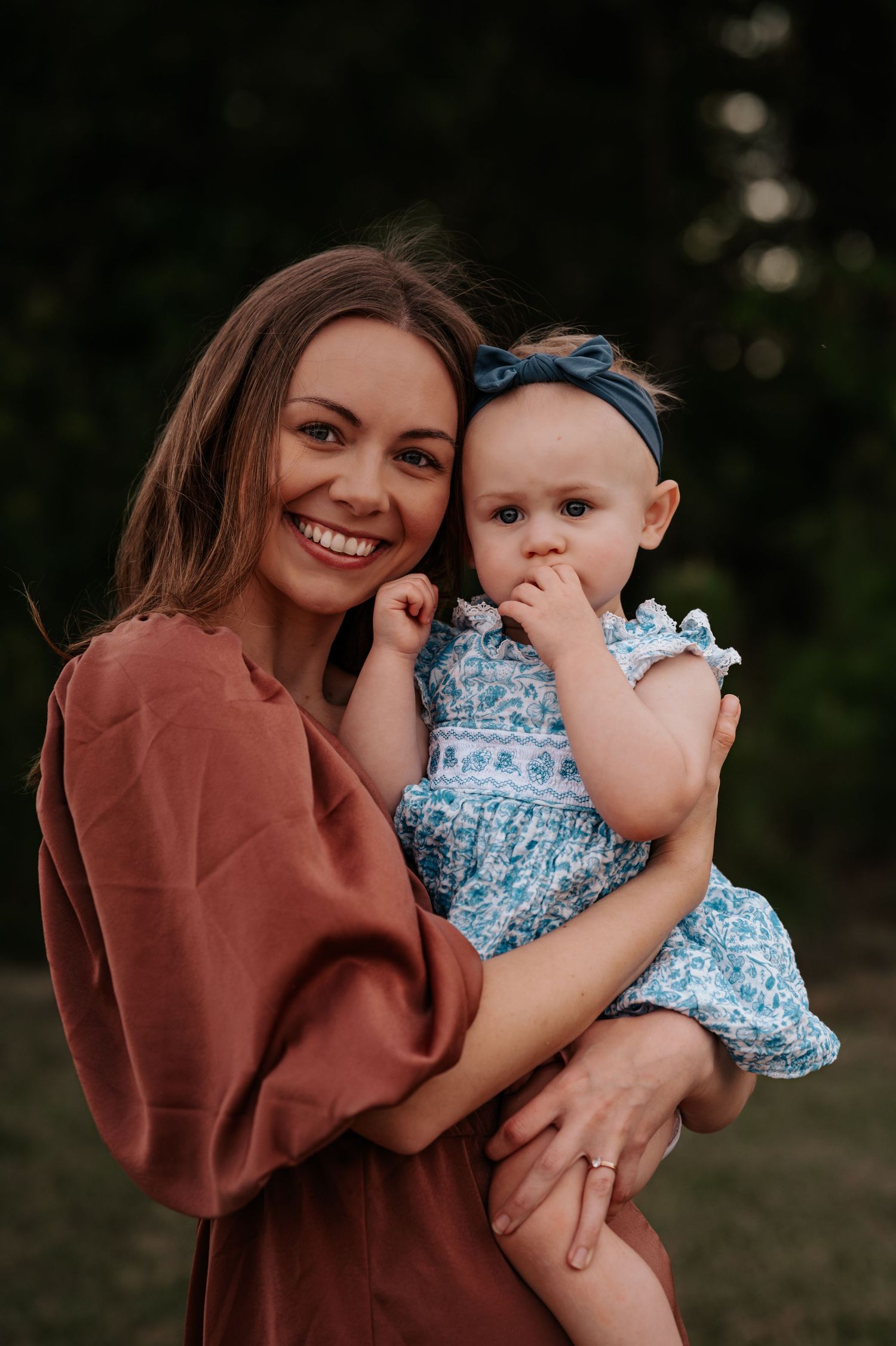 Access to our client closet for family and maternity styling in Warner Robins, GA. Authentic photography by C + F Photography.