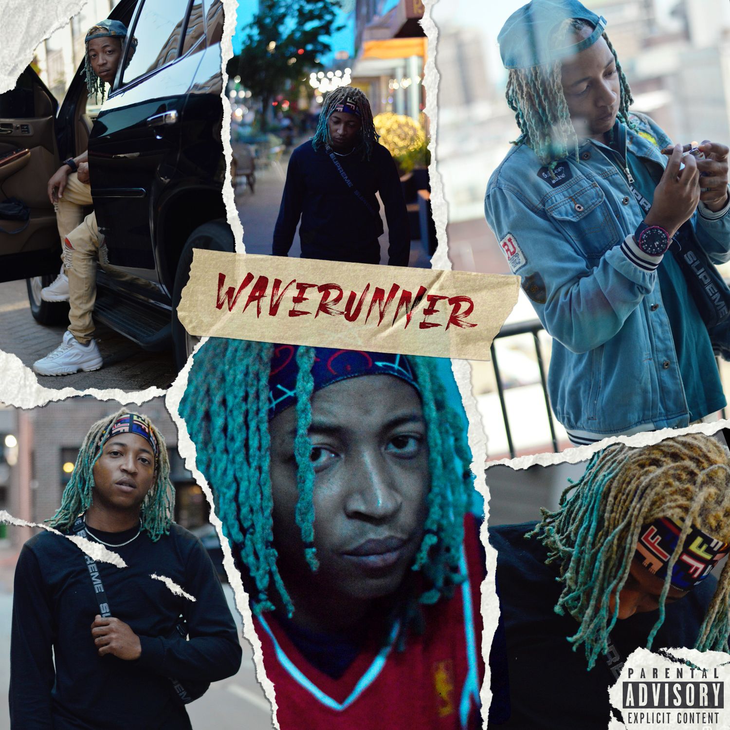 Album artwork showing artistic portraits with blue-tinted lighting effects.
