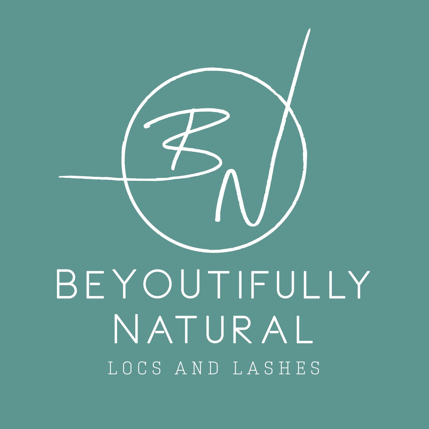 Beyoutifully Natural Locs and Lashes logo