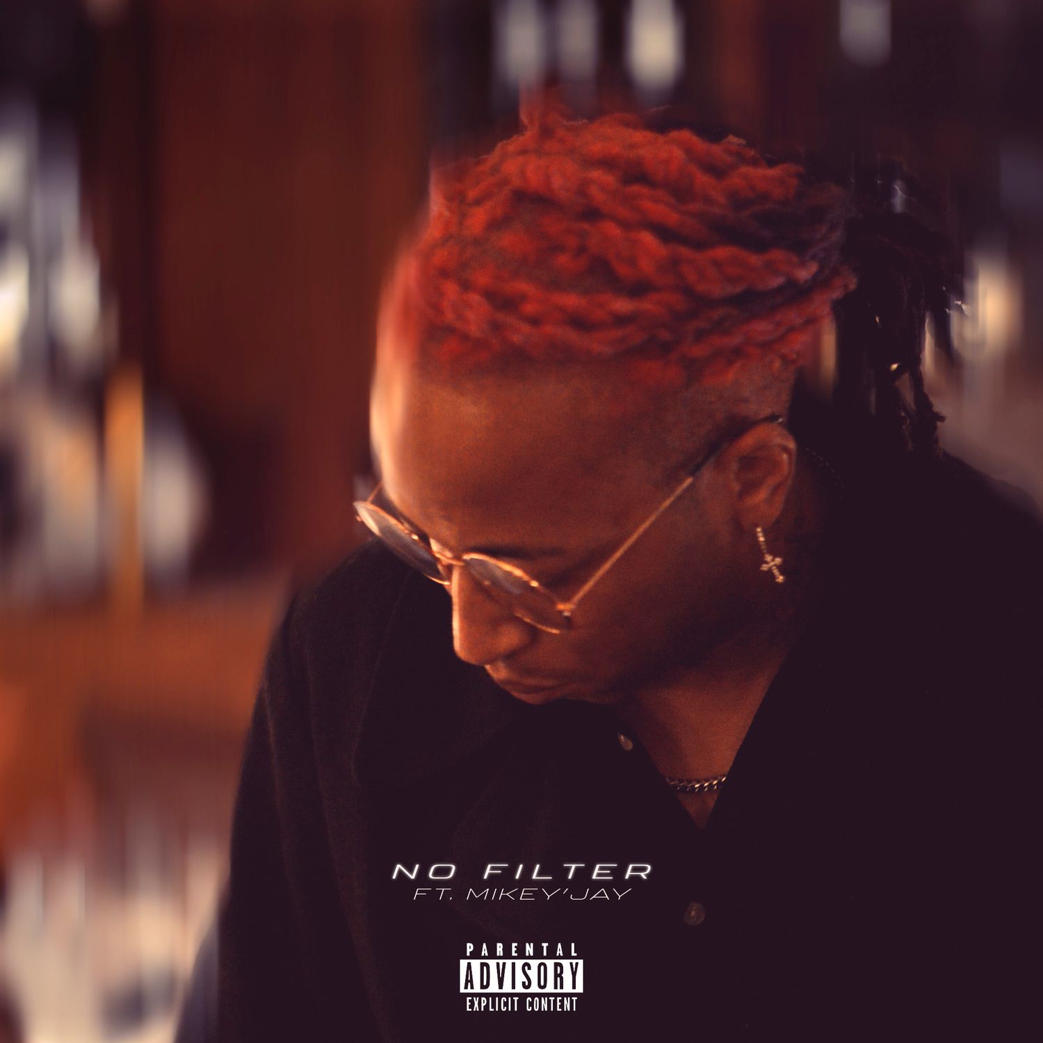 Album cover artwork featuring dark moody lighting with red tinted atmospheric effects.