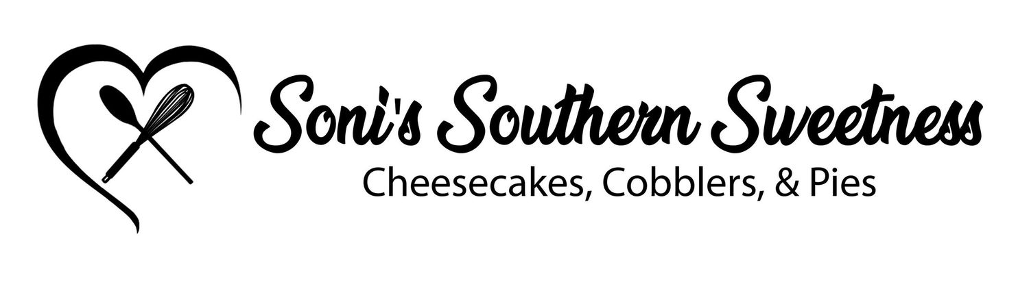 Southern bakery logo featuring crossed utensils and script text.