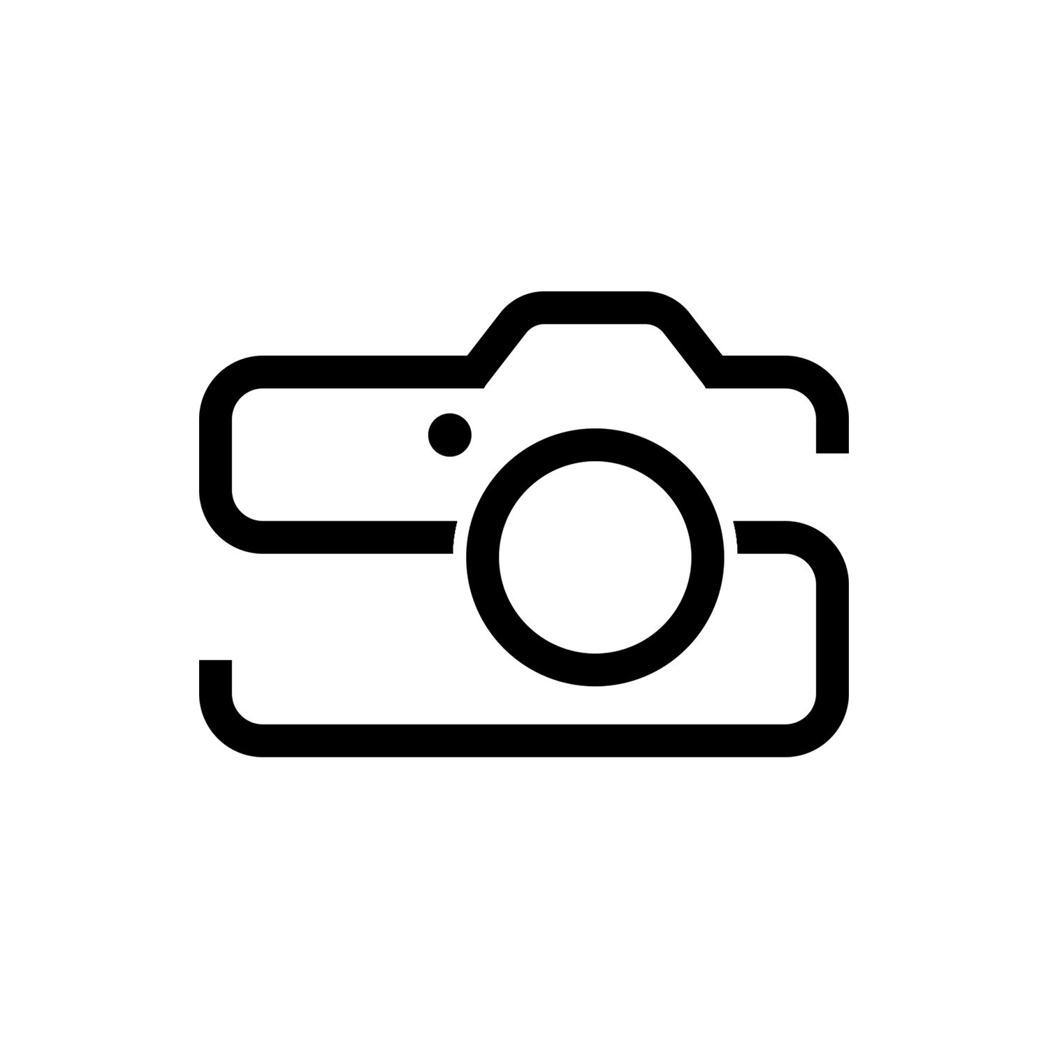 Modern minimalist camera logo with clean lines and shapes.