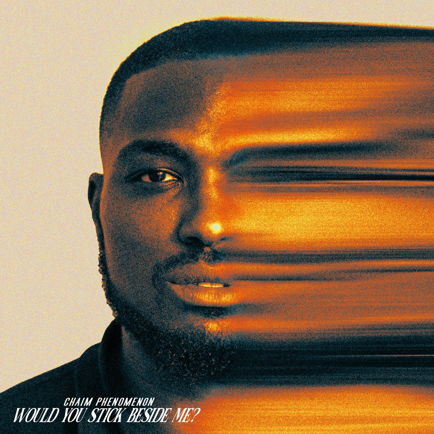 Dramatic sunset-tinted artistic portrait series with motion blur effects.