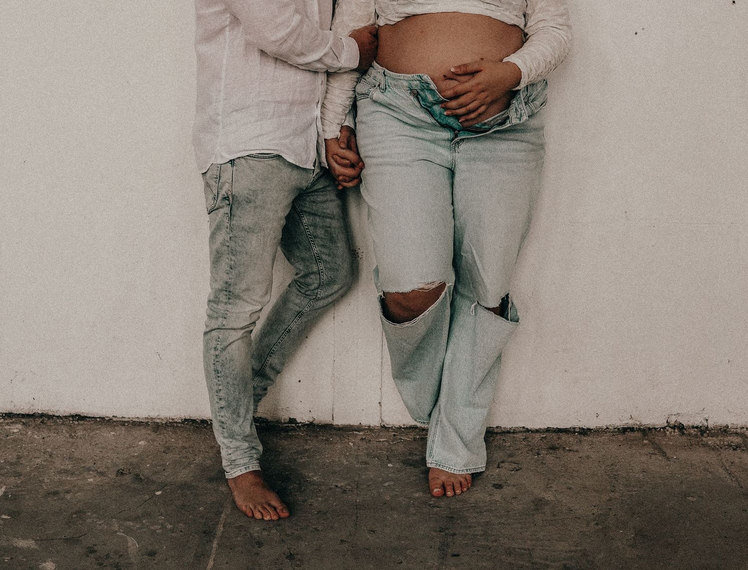 Zwangerschapsfotografie, pregnancy photography, koppel met zwangerschapsbuik