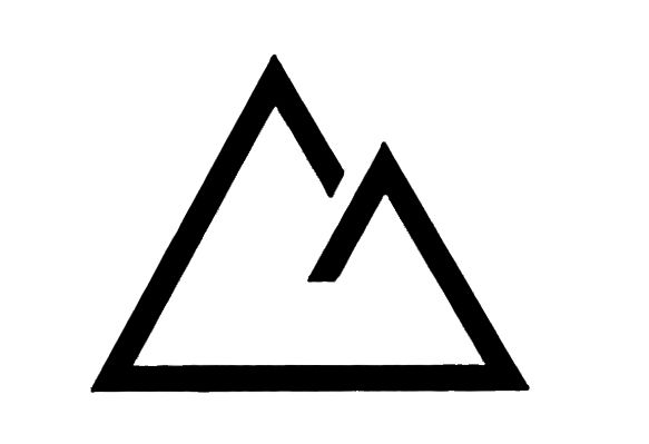 outline of a mountain