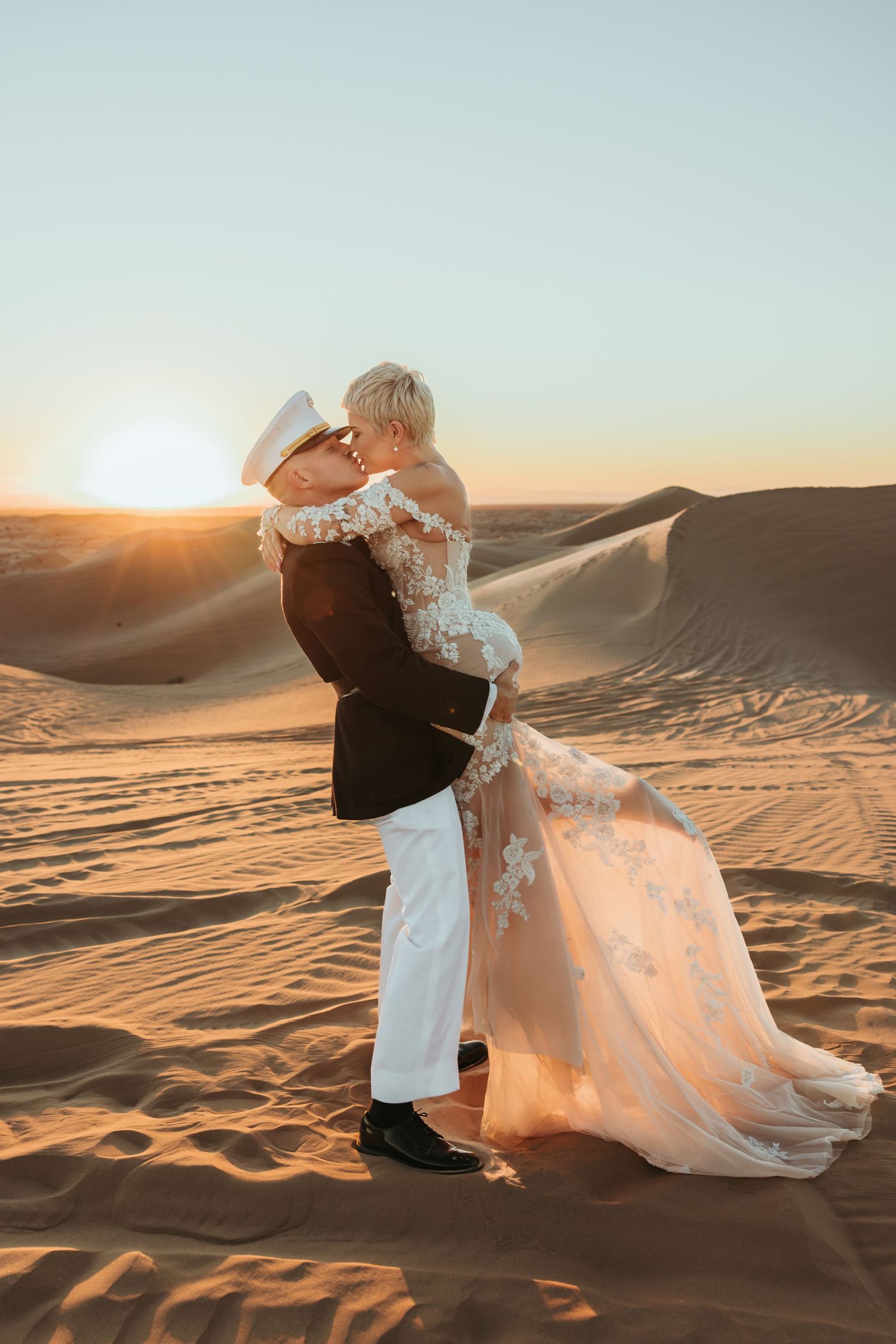 Desert bridal photo session