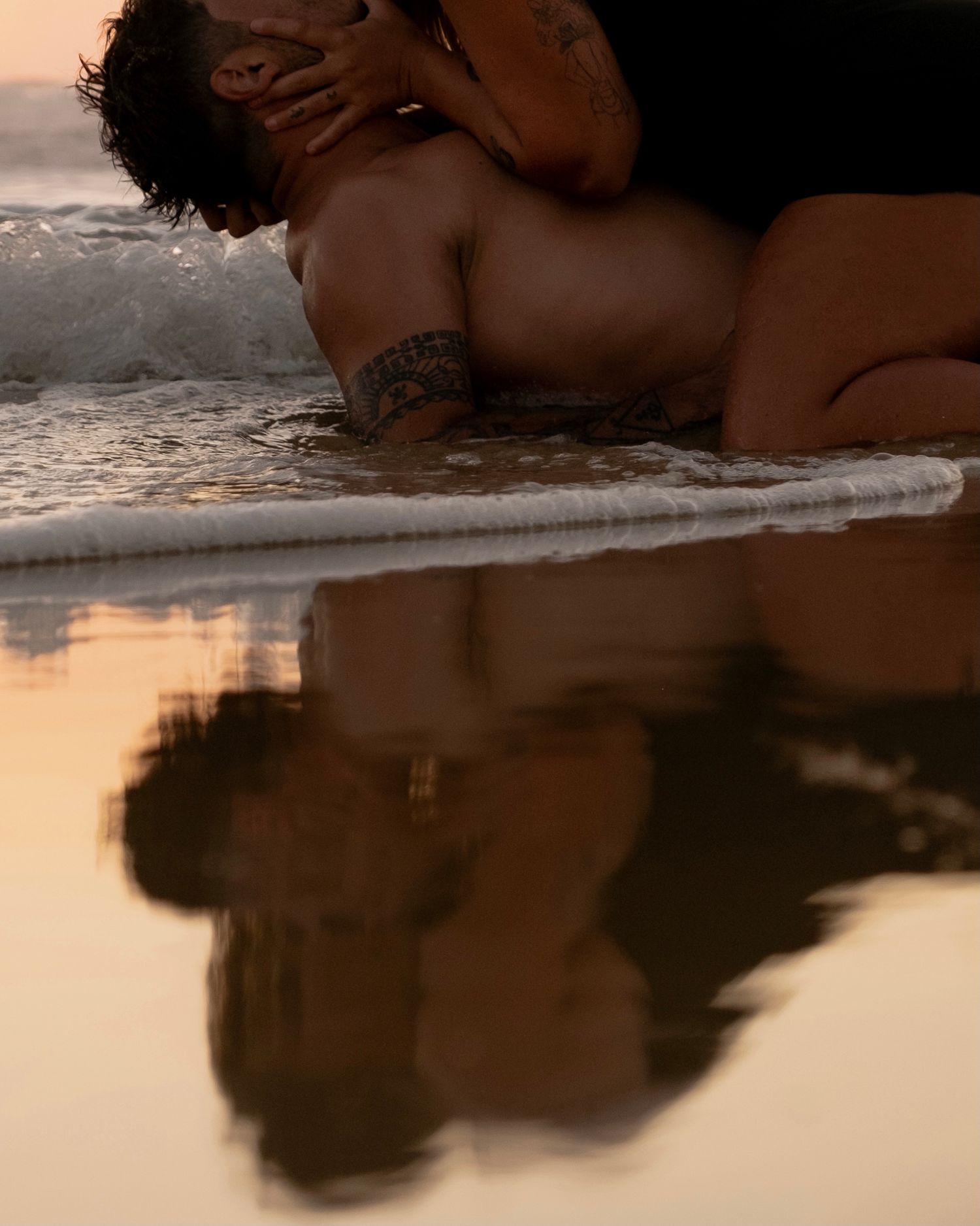 shooting couple océan plage Biarritz hossegor landes sud ouest photographe amour love photography ville rues maison duo