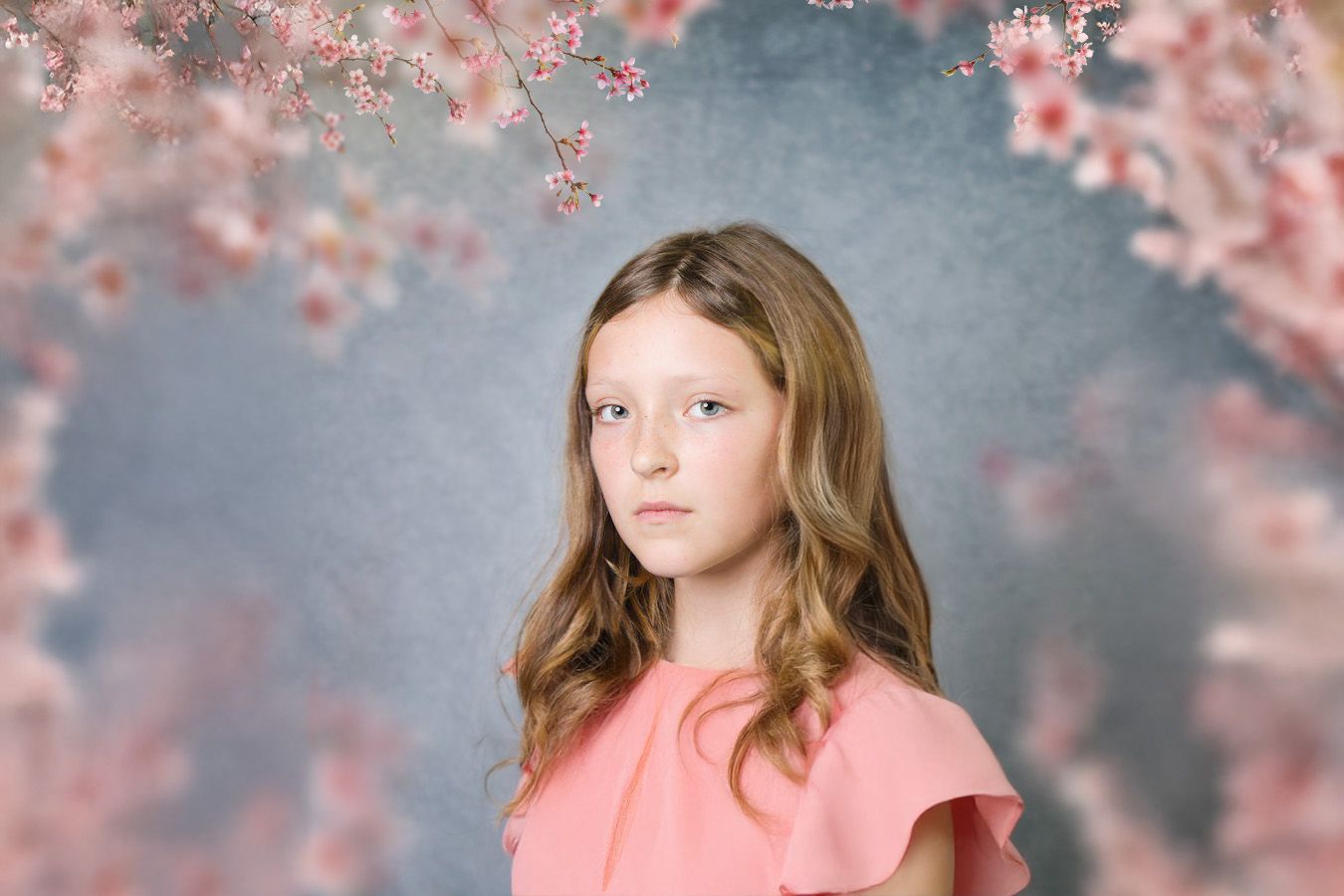 Childs fine art portrait done in studio by MJoy photos