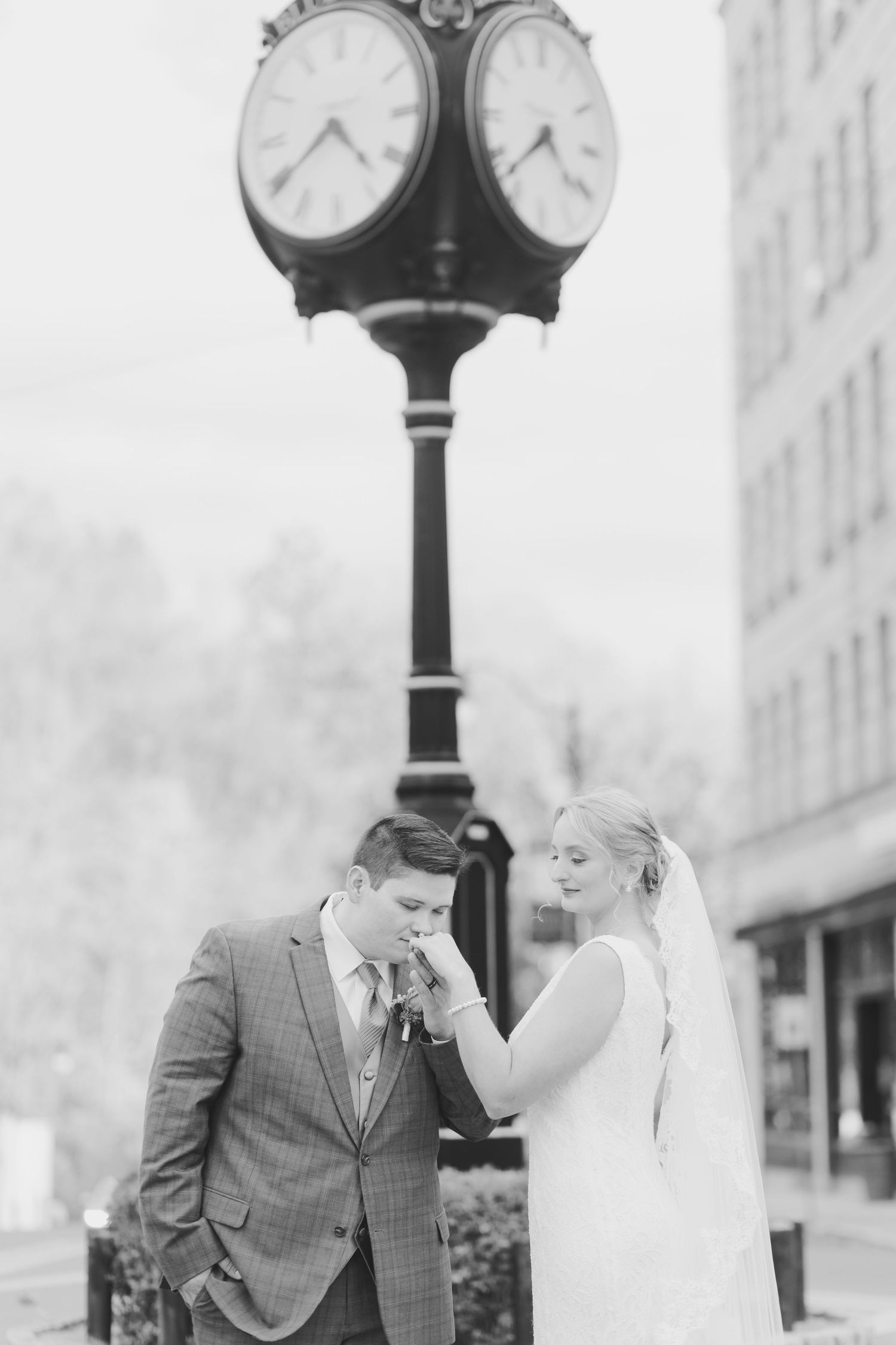 A Wedding photo at the Clover Club in Bluefield WV