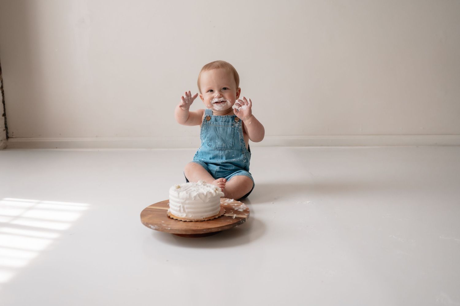 Worcester Ma Cake Smash birthday photographer