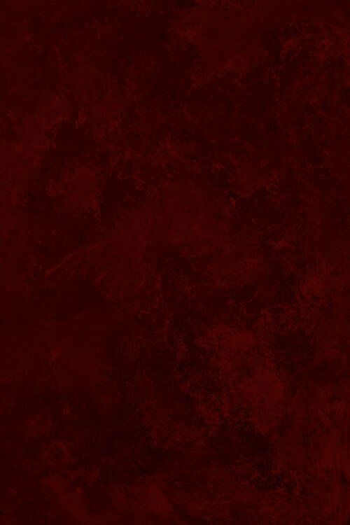 Deep red textured background with dark mottled pattern and vintage grunge effect.