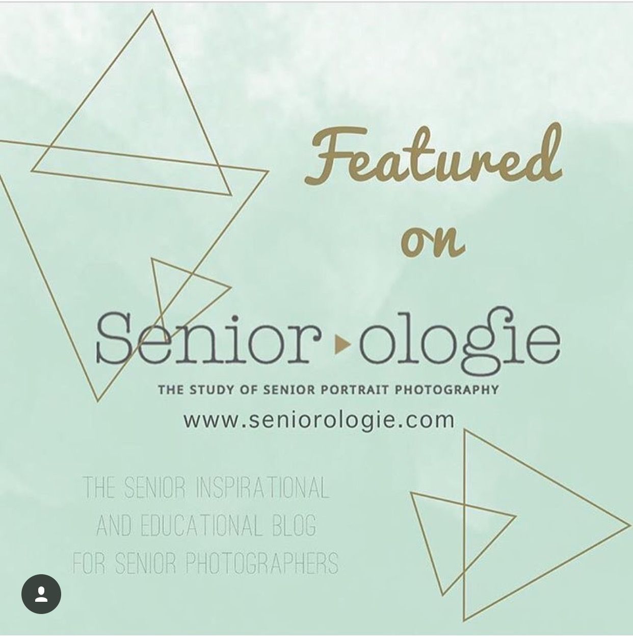 Featured on Seniorologie senior portrait photography inspirational and educational blog badge for photographers.