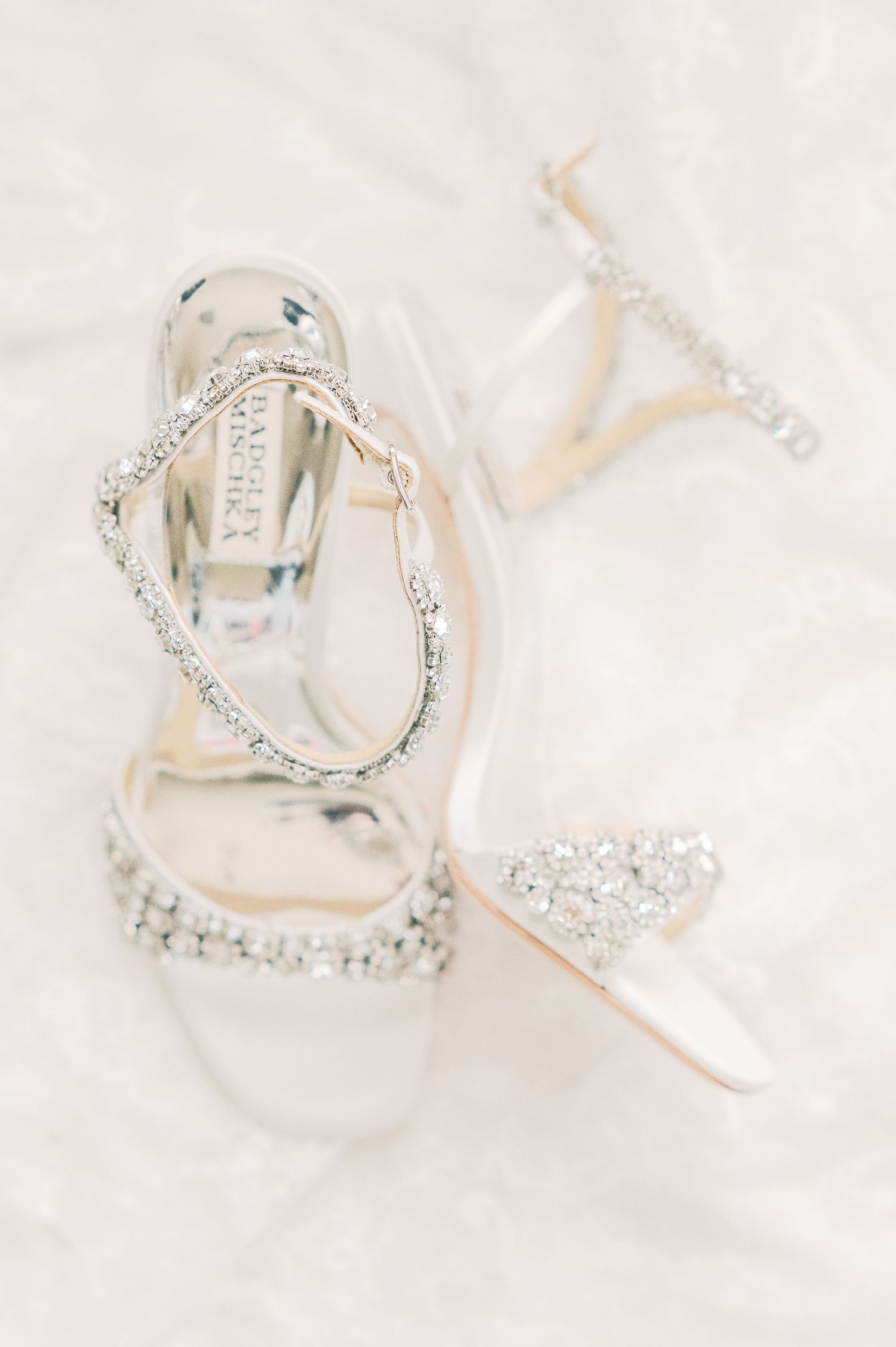 Rae De Lain Weddings luxury wedding photography in Dallas-Fort Worth - badgley mischka shoes