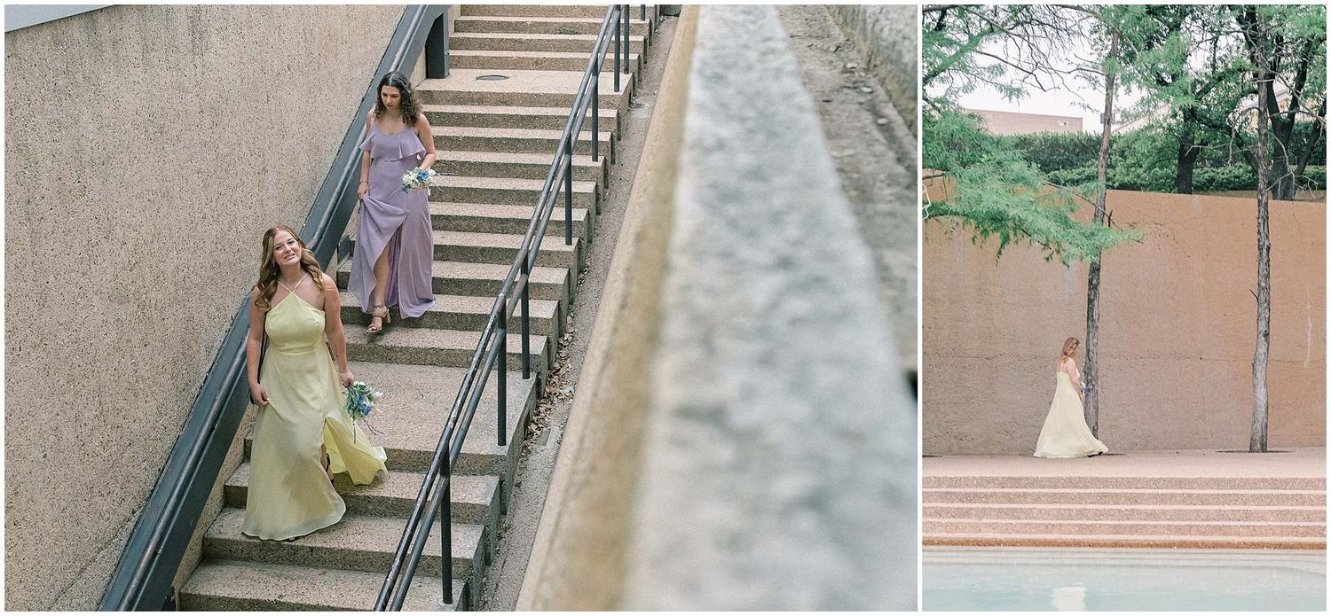 Stone staircase and walkway at an elegant outdoor venue.