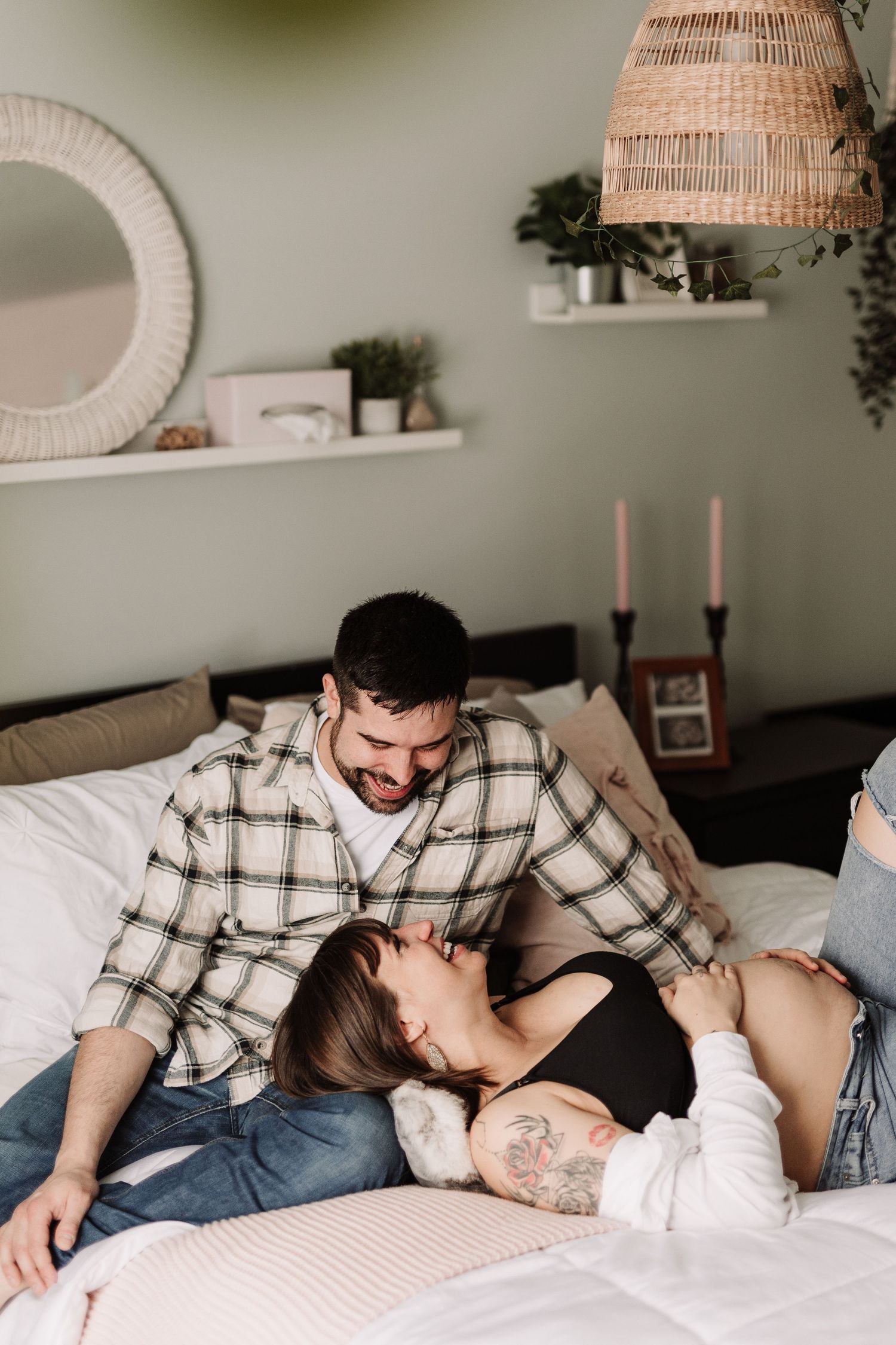 photographe, Maternité, rive-nord, couple, famille
