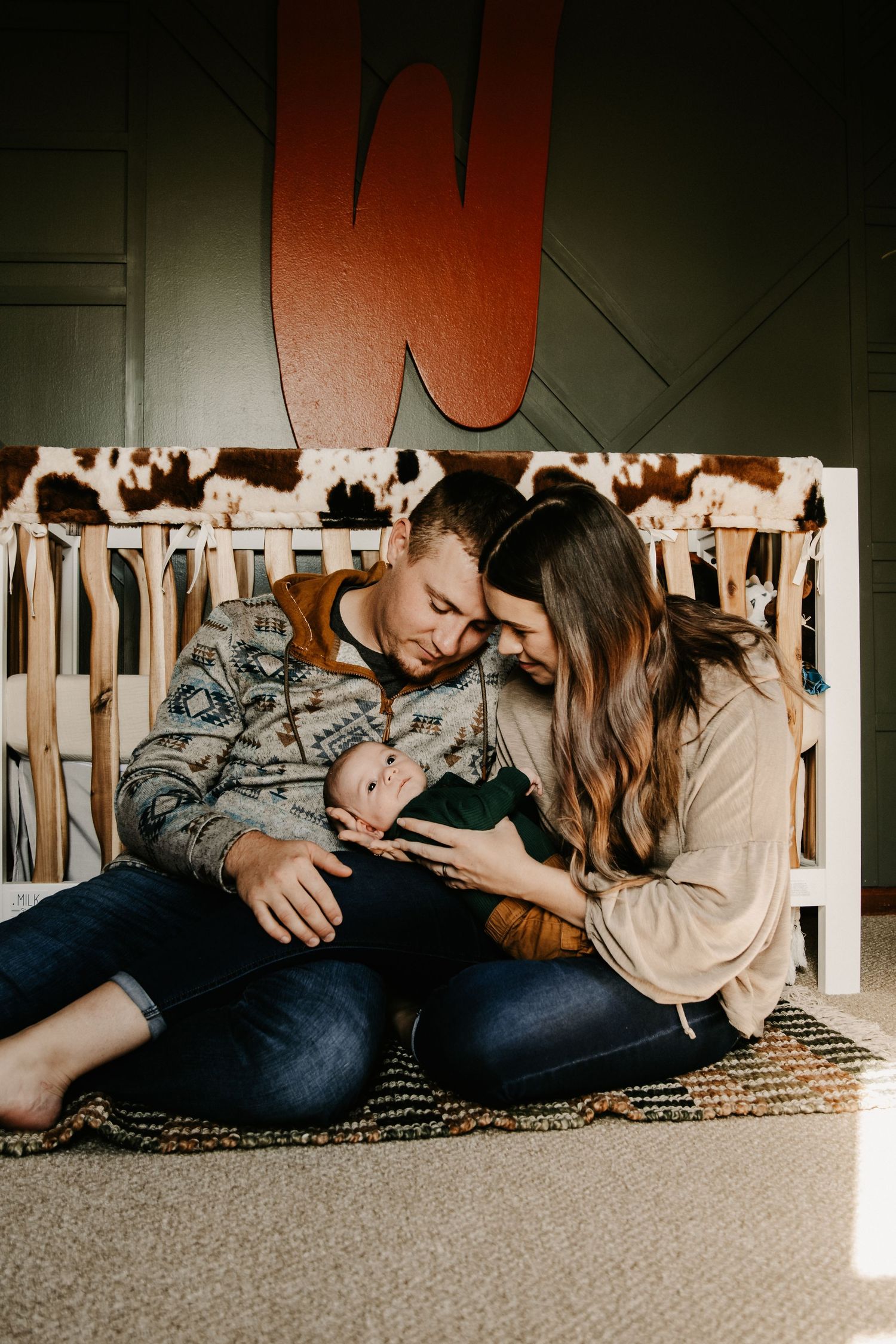 A family session in Twelve Mile, Indiana