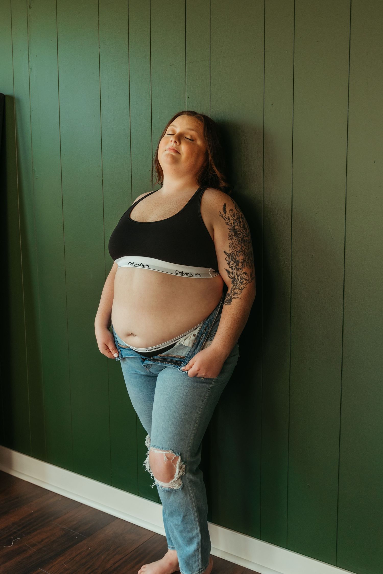 A boudoir session in Valparaiso, Indiana