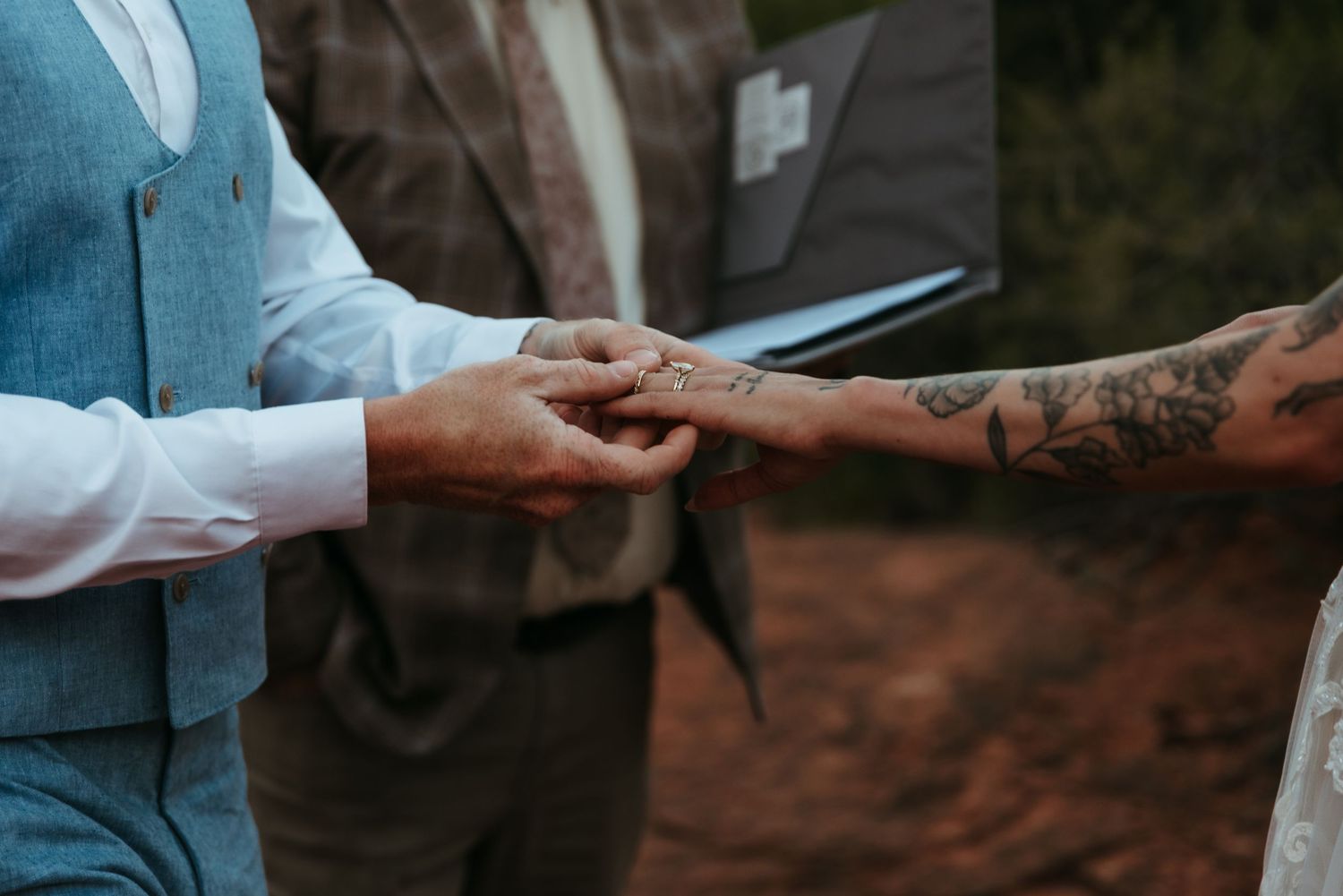 A wedding in Sedona, Arizona