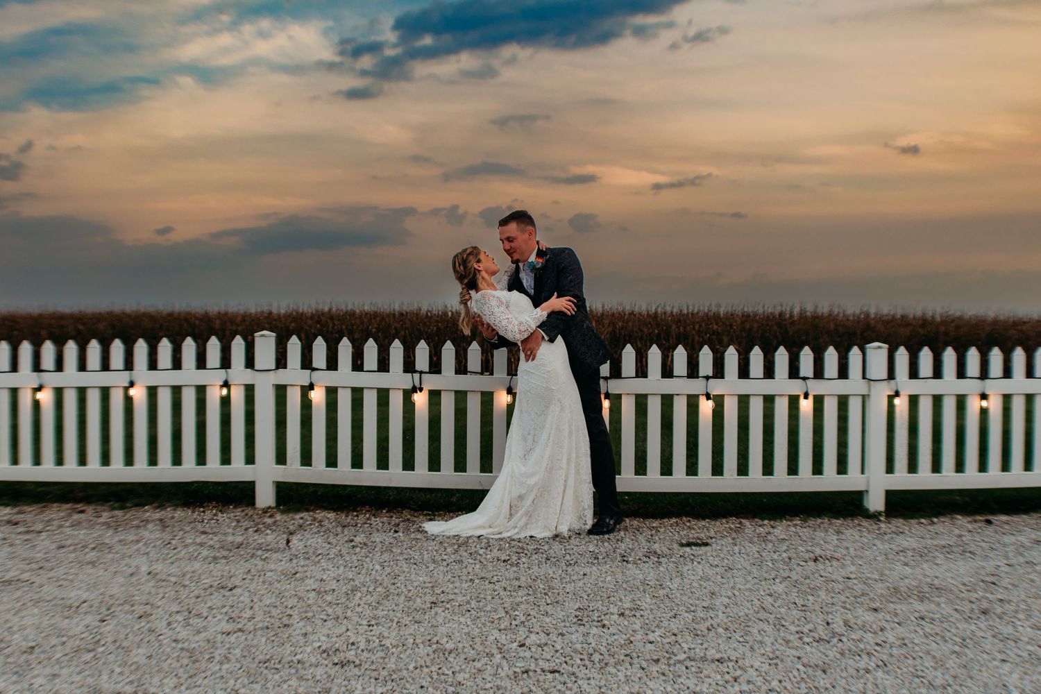 A wedding at The Bringhurst in Bringhurst, Indiana