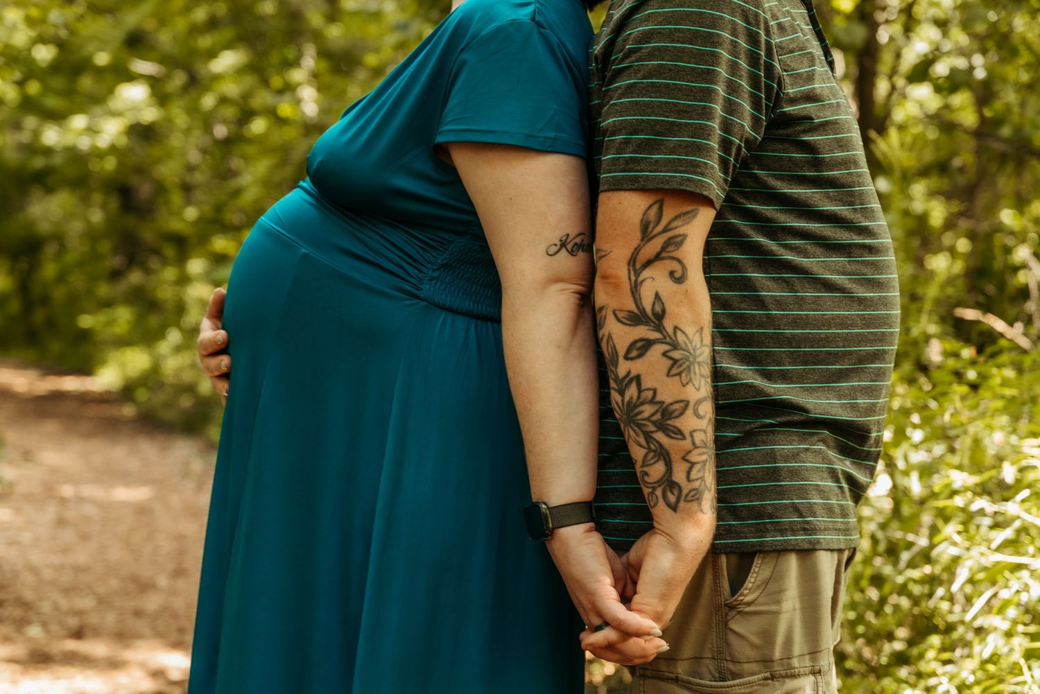 A maternity session at Celery Bog Nature Area in West Lafayette, Indiana