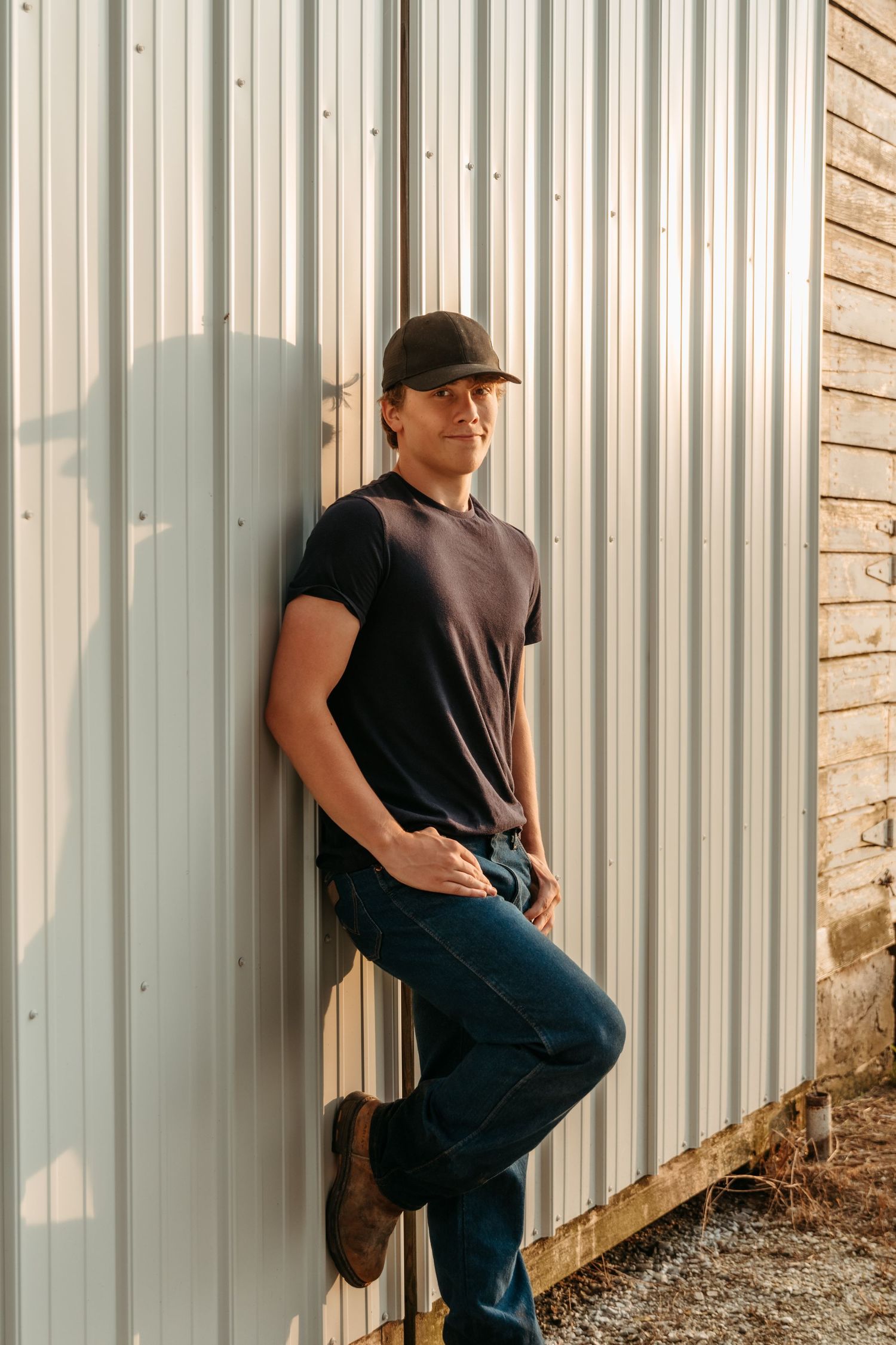 A senior session in Remington, Indiana