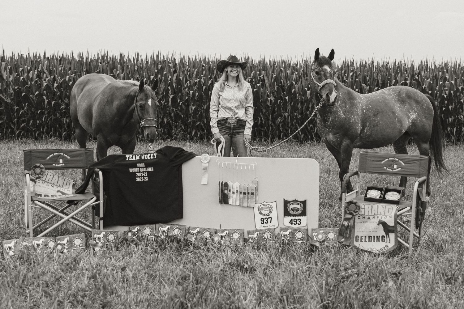 A senior session at Newton County Fairgrounds in Kentland, Indiana