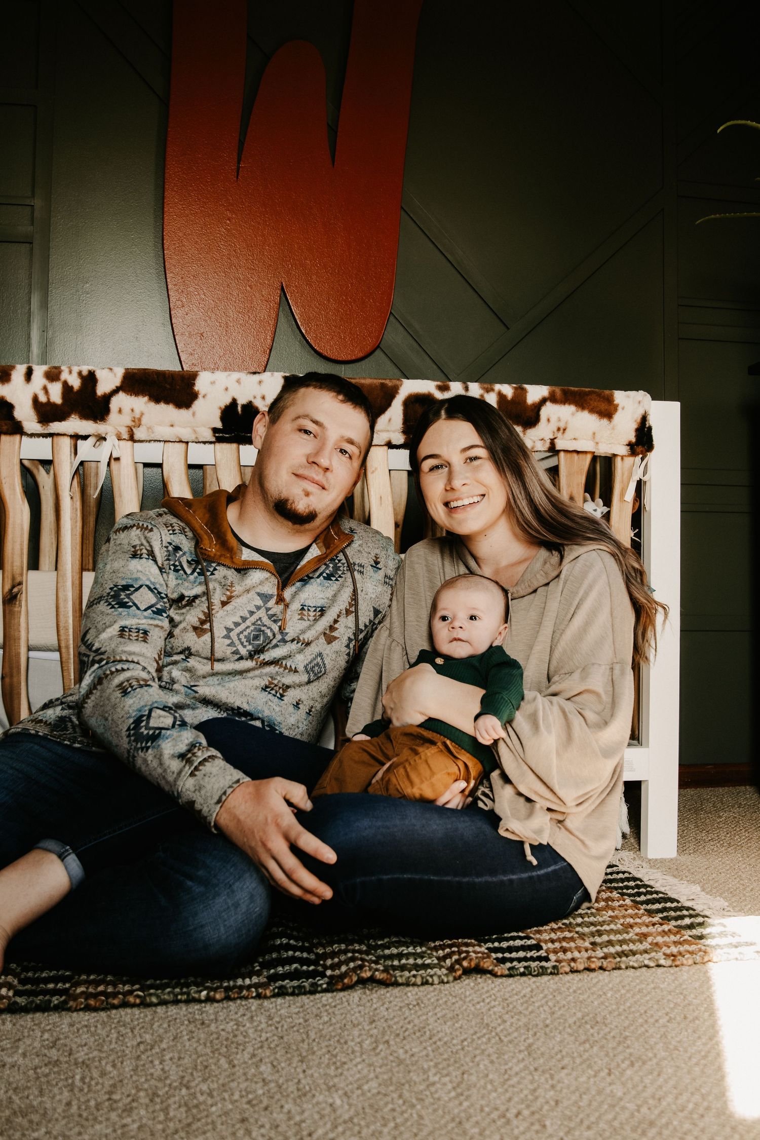 A family session in Twelve Mile, Indiana