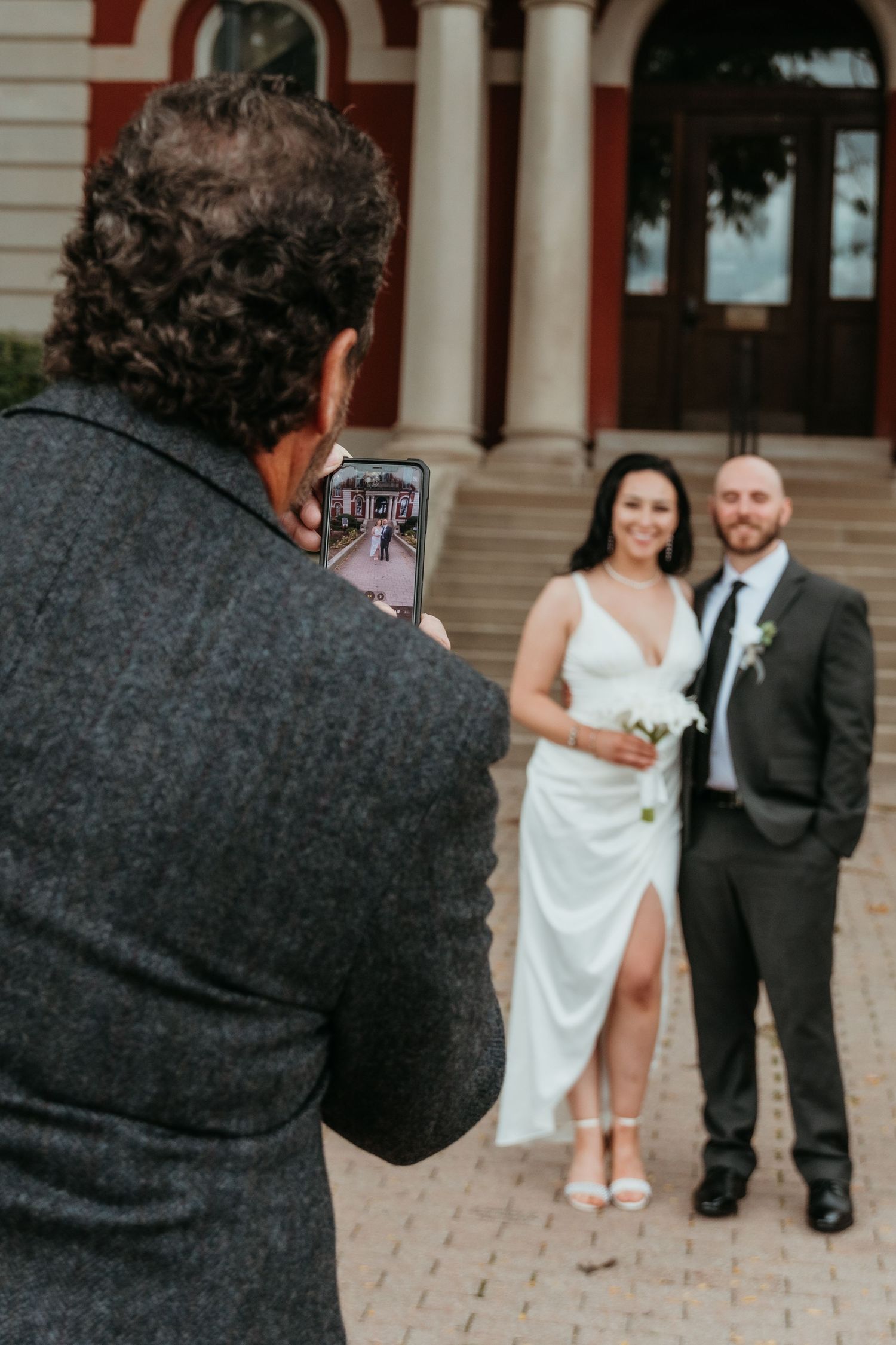 A wedding at Old Lake Courthouse in Crown Point, Indiana