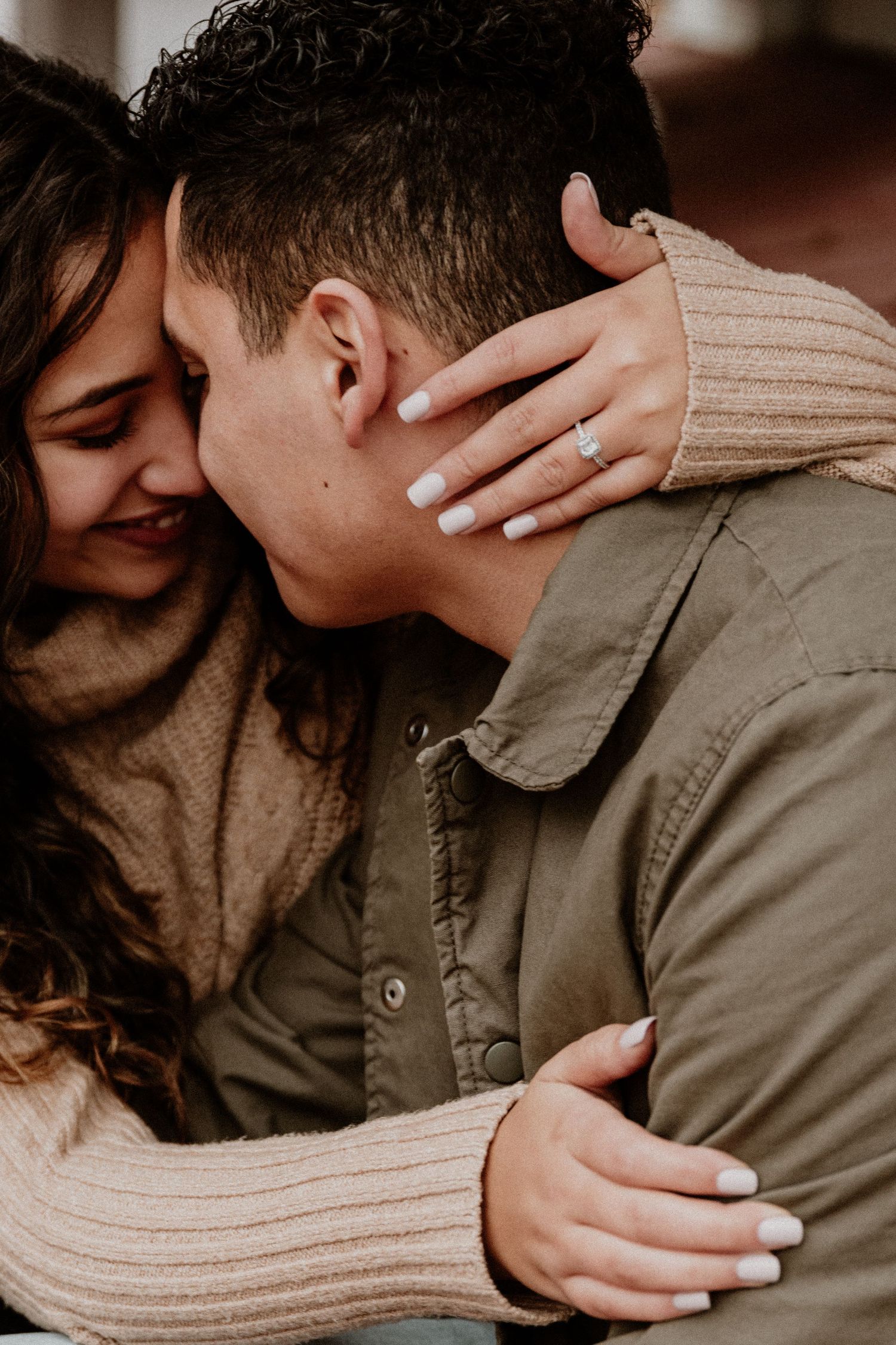 A couples session at Deep River County Park in Hobart, Indiana