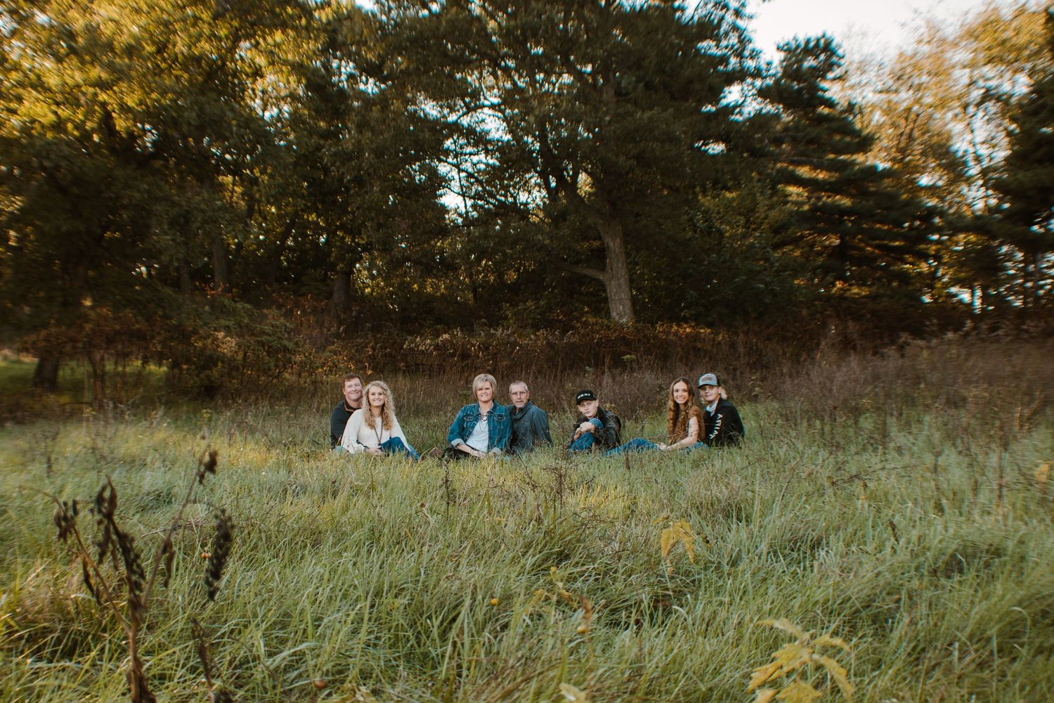 A family session in Fair Oaks, Indiana