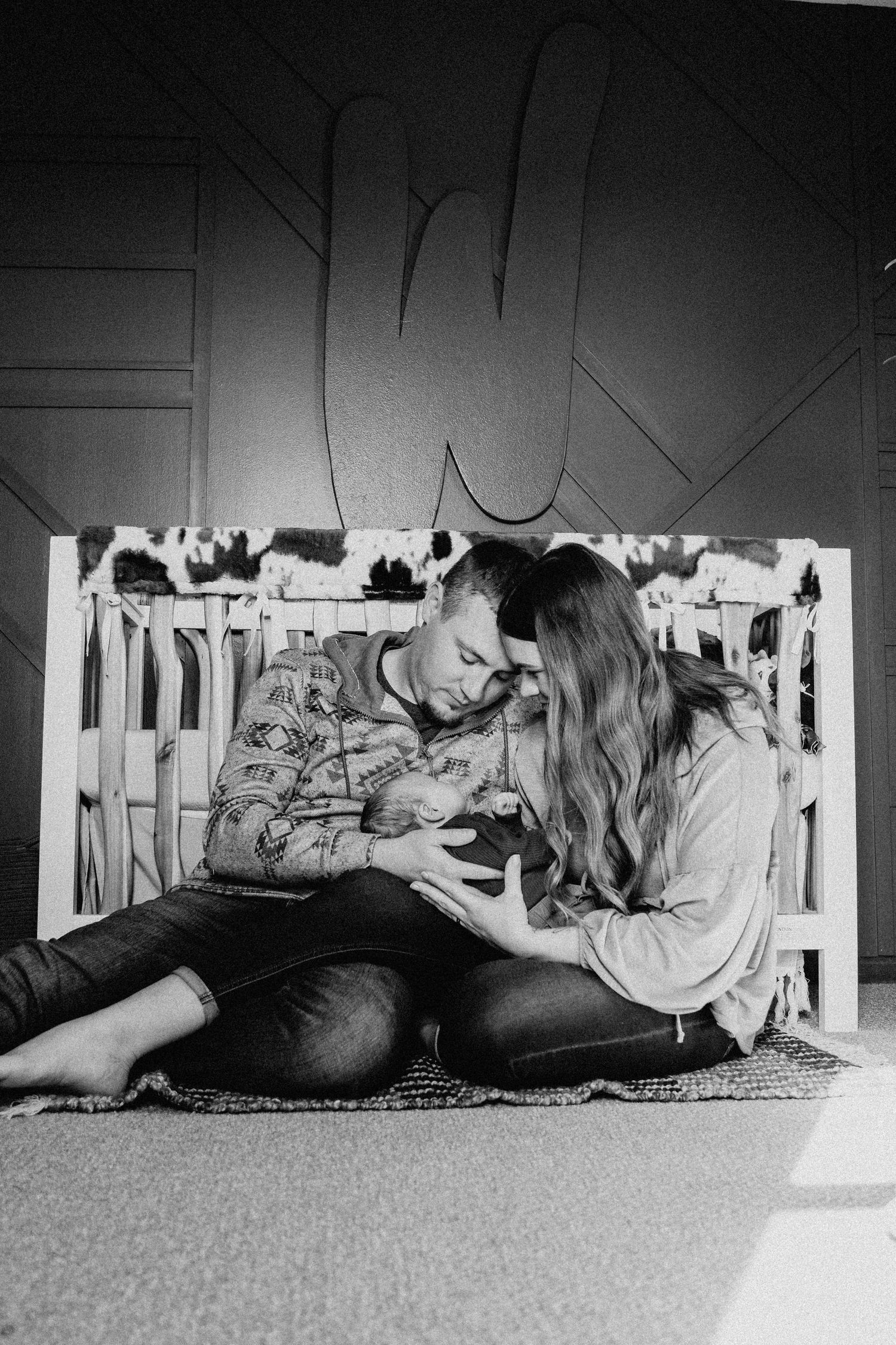 A family session in Twelve Mile, Indiana