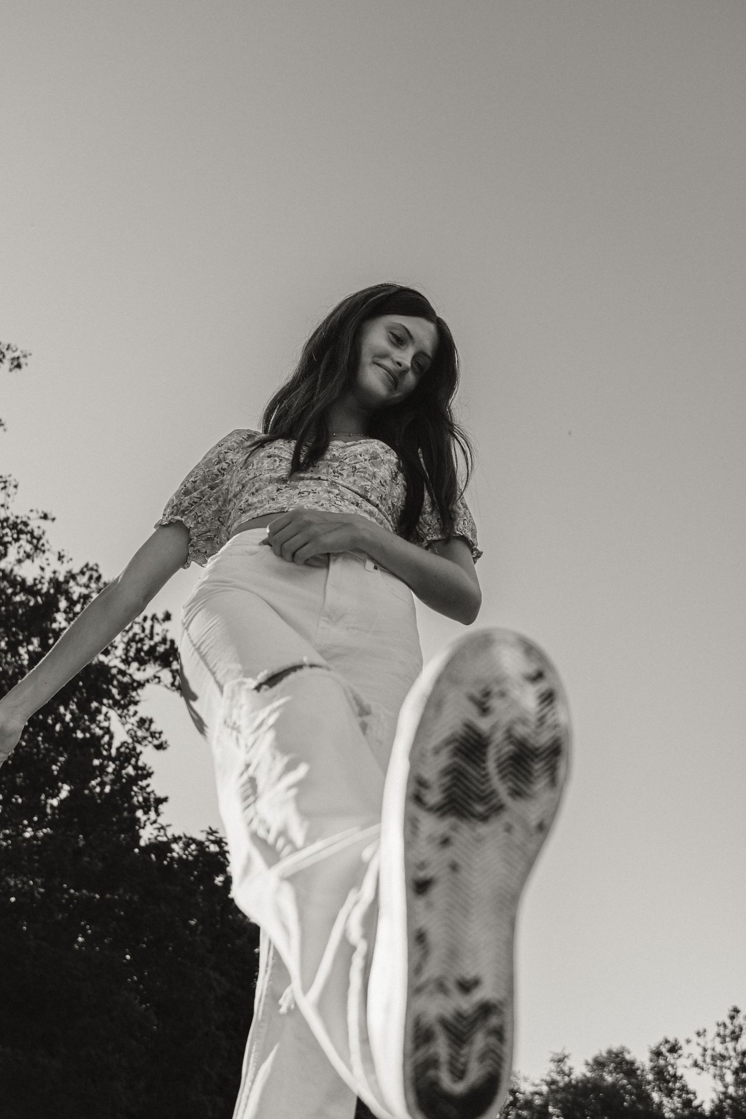 A senior session at France Park in Logansport, Indiana