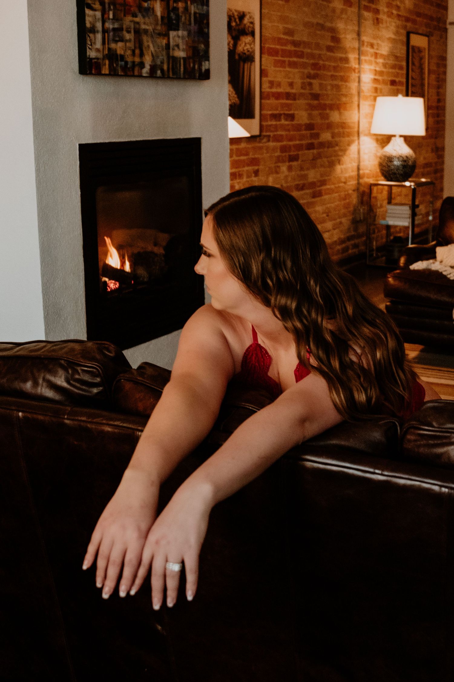 A boudoir session in Michigan City, Indiana