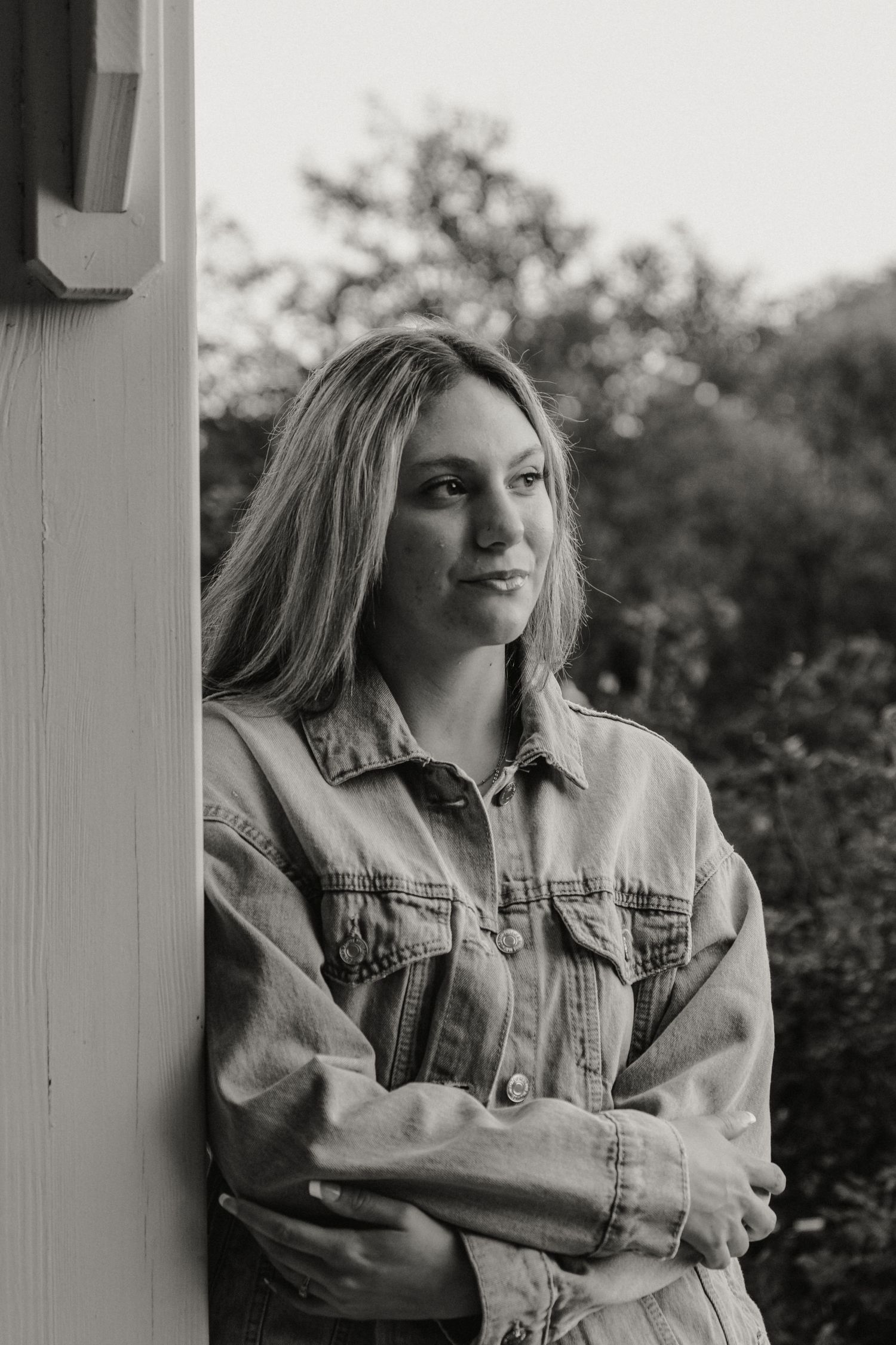 A senior session at Gabis Arboretum at PNW near Valparaiso, Indiana