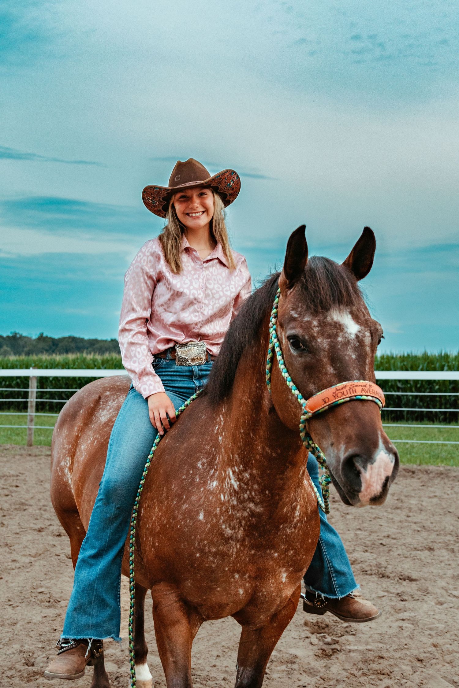 A senior session at Newton County Fairgrounds in Kentland, Indiana