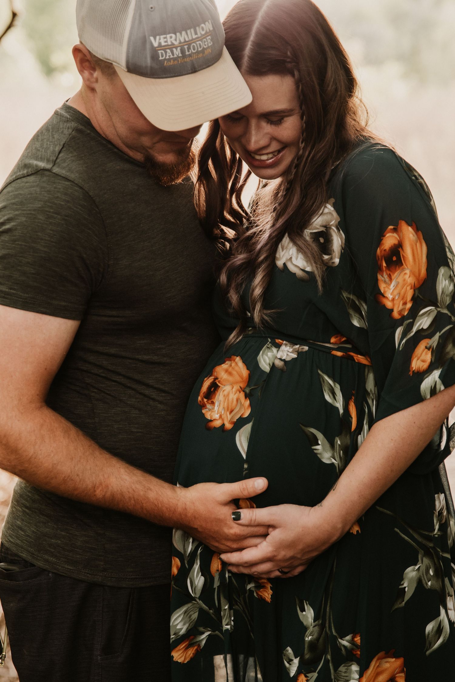 A maternity session at Fairfield Lakes Park in Lafayette, Indiana