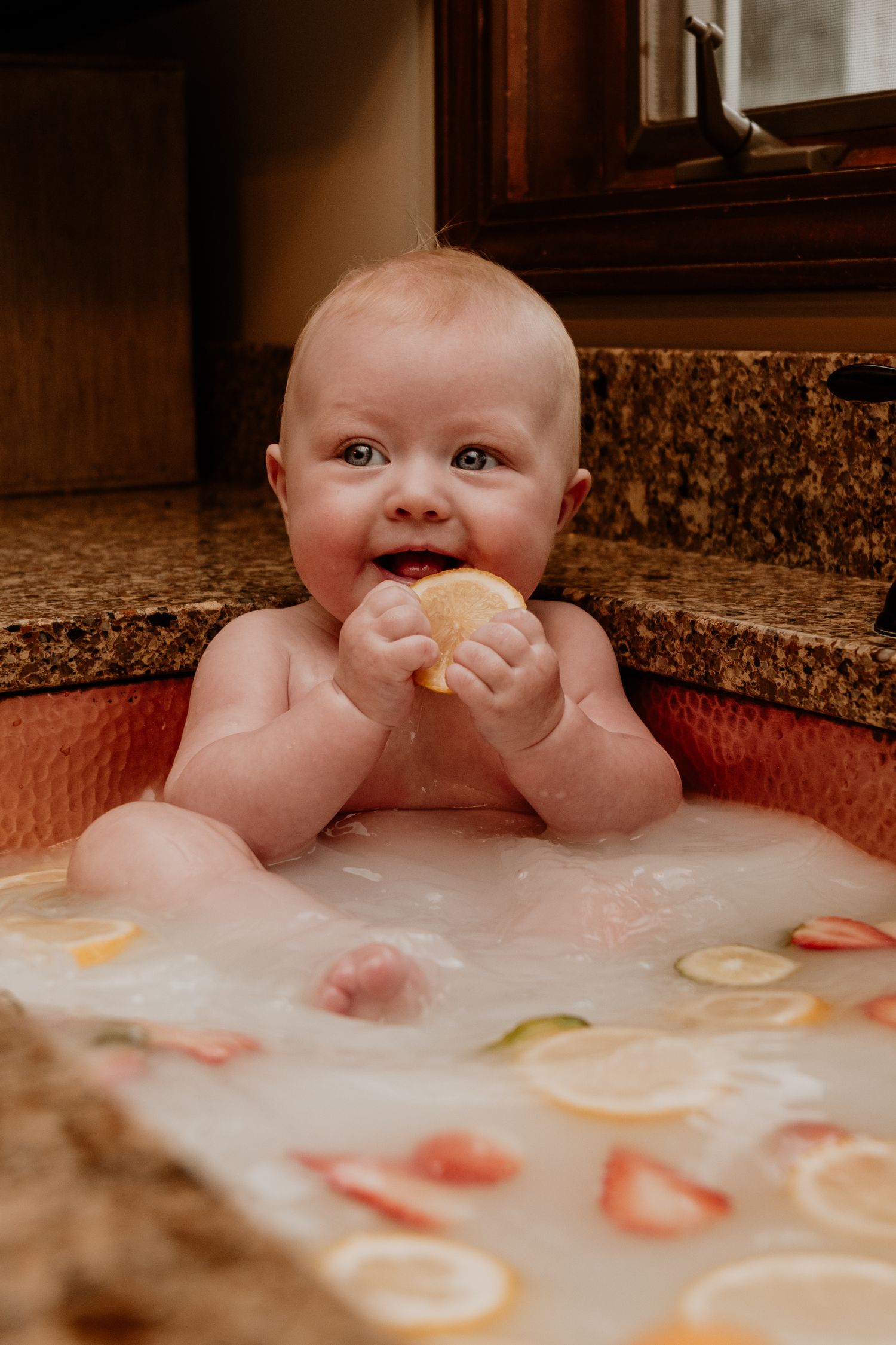 A milk bath in DeMotte, Indiana