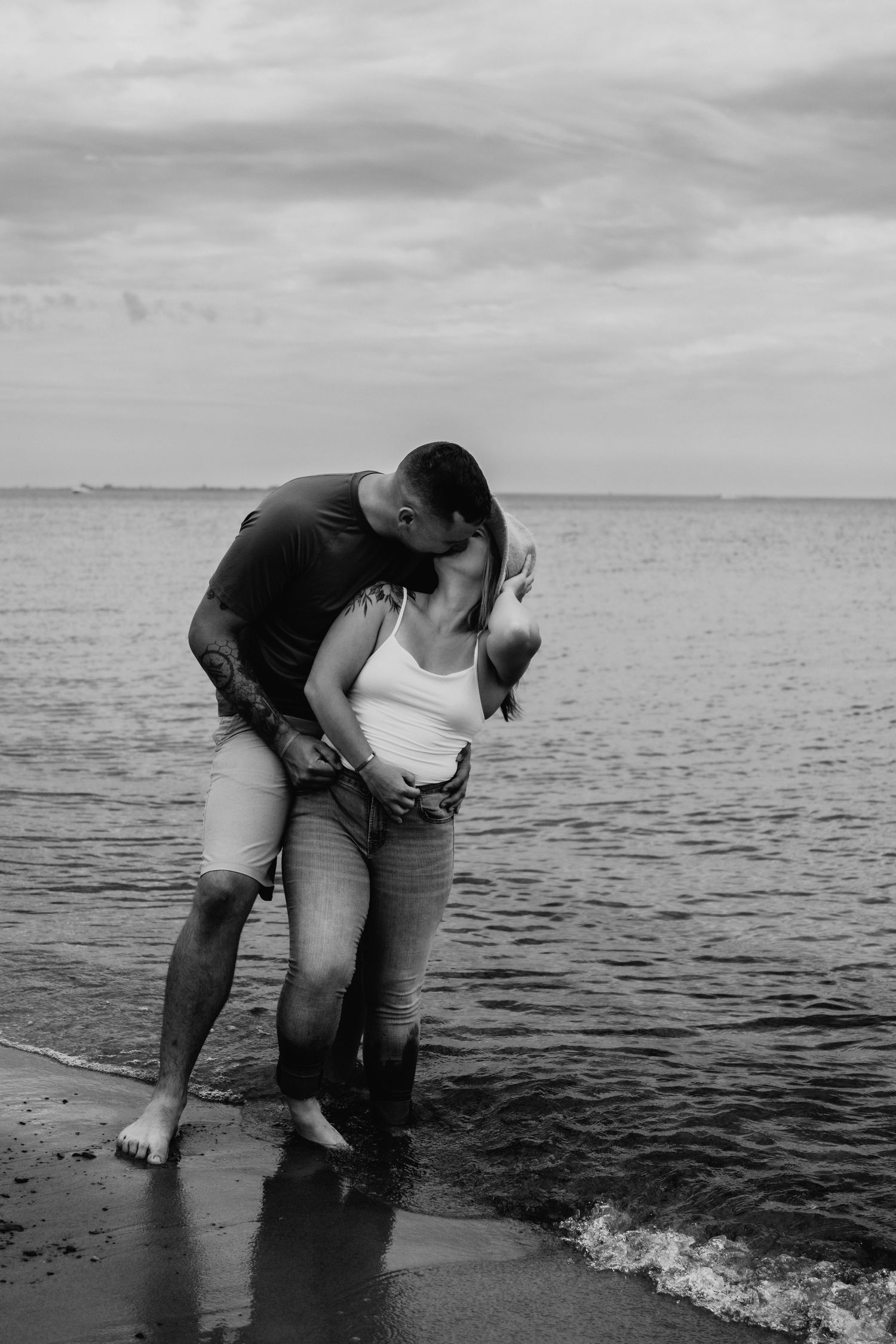 A couples session at Indiana Dunes National Park, West Beach in Gary, Indiana