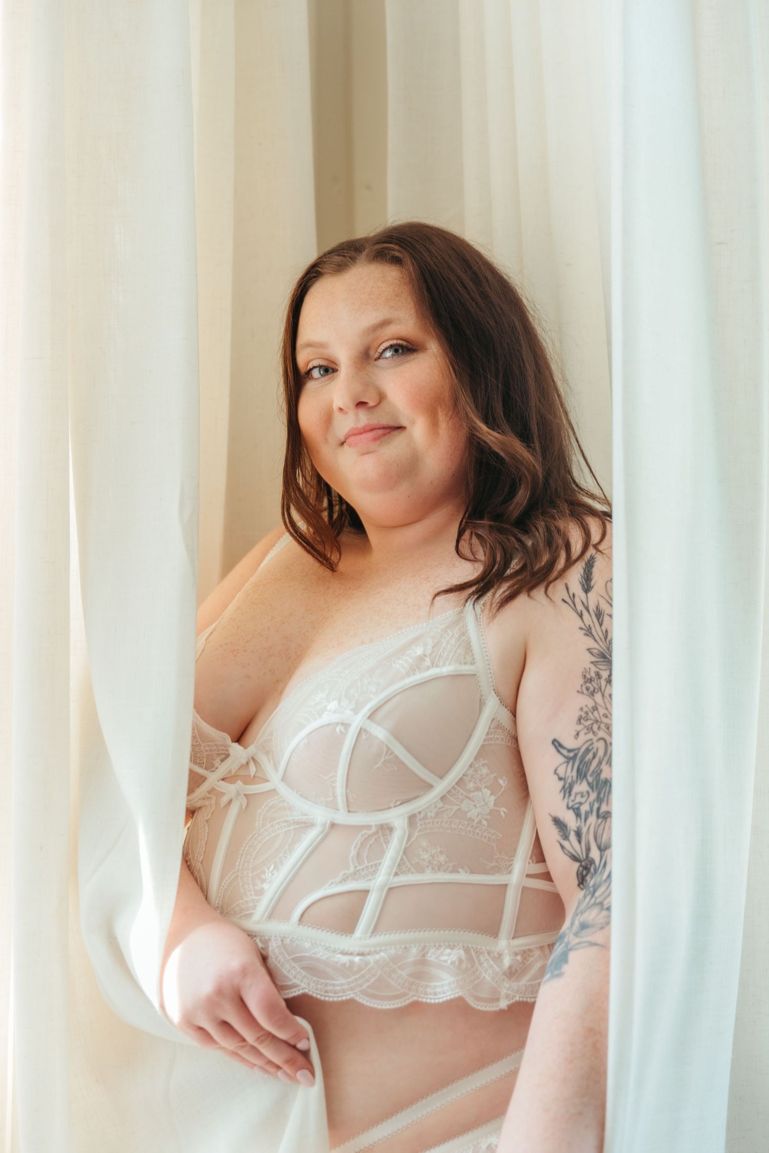 A boudoir session in Valparaiso, Indiana