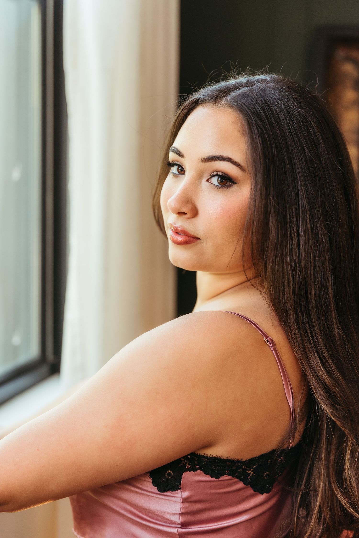 A boudoir session in Valparaiso, Indiana